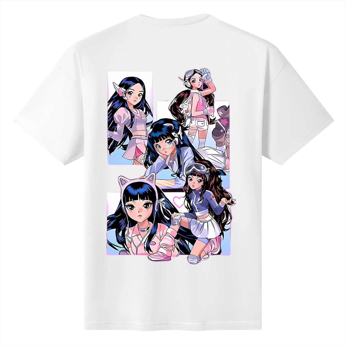 Original Design NewJeans custom T-shirt hanniminjidanielleHaerin support cotton thick cloth Cotton High Quality Unisex T-shirt