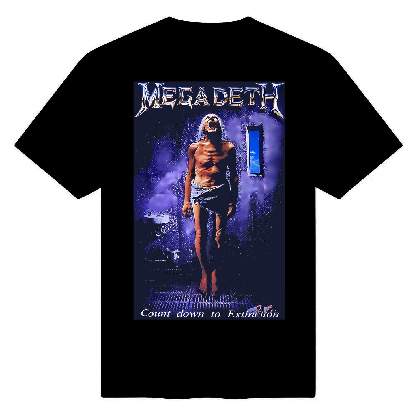Megadeth Countdown Rock Shirt Crew-neck fashion unisex T-shirt Menswear Top