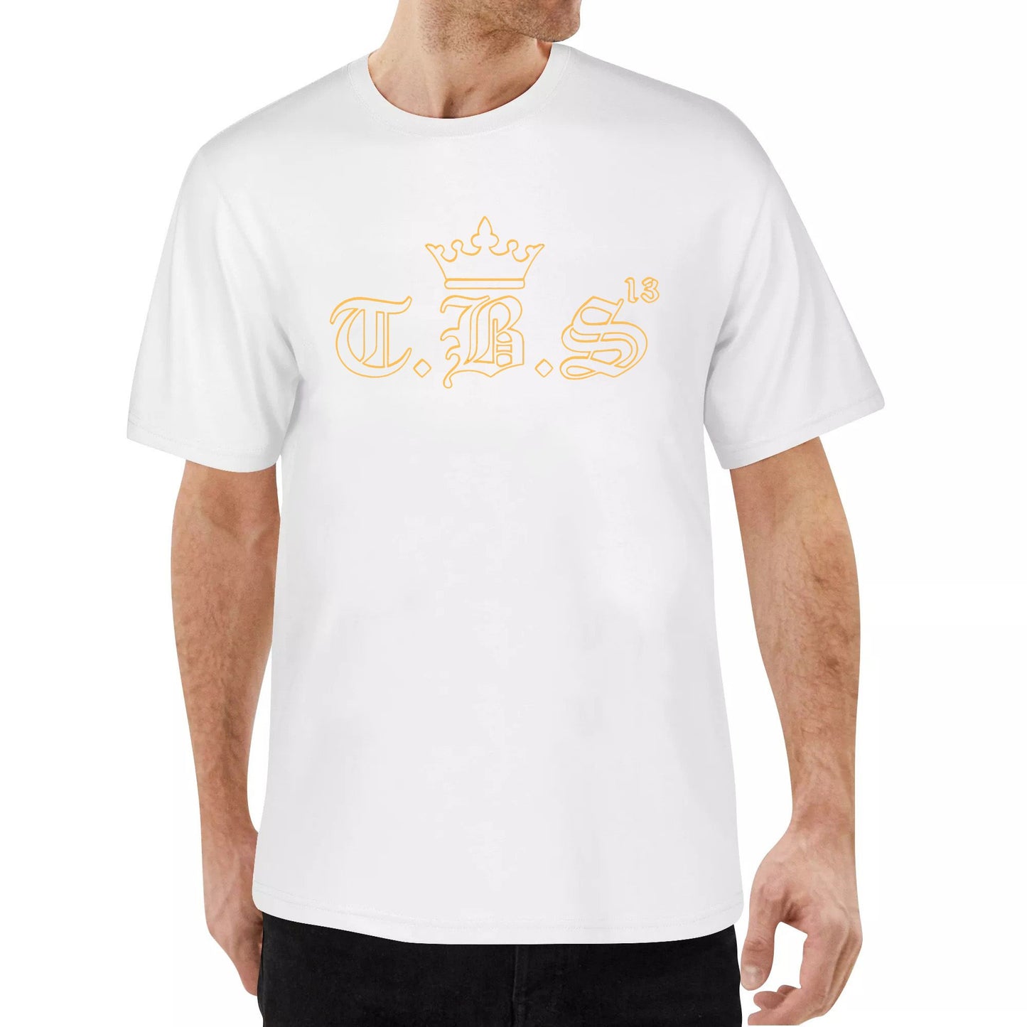 TBS13 truebrownstyle13 TRUE BROWN STYLE CALAUAG HOOD V16 classic cotton loose fraternity T-shirt for men Crew-neck fashion unisex T-shirt Menswear Top