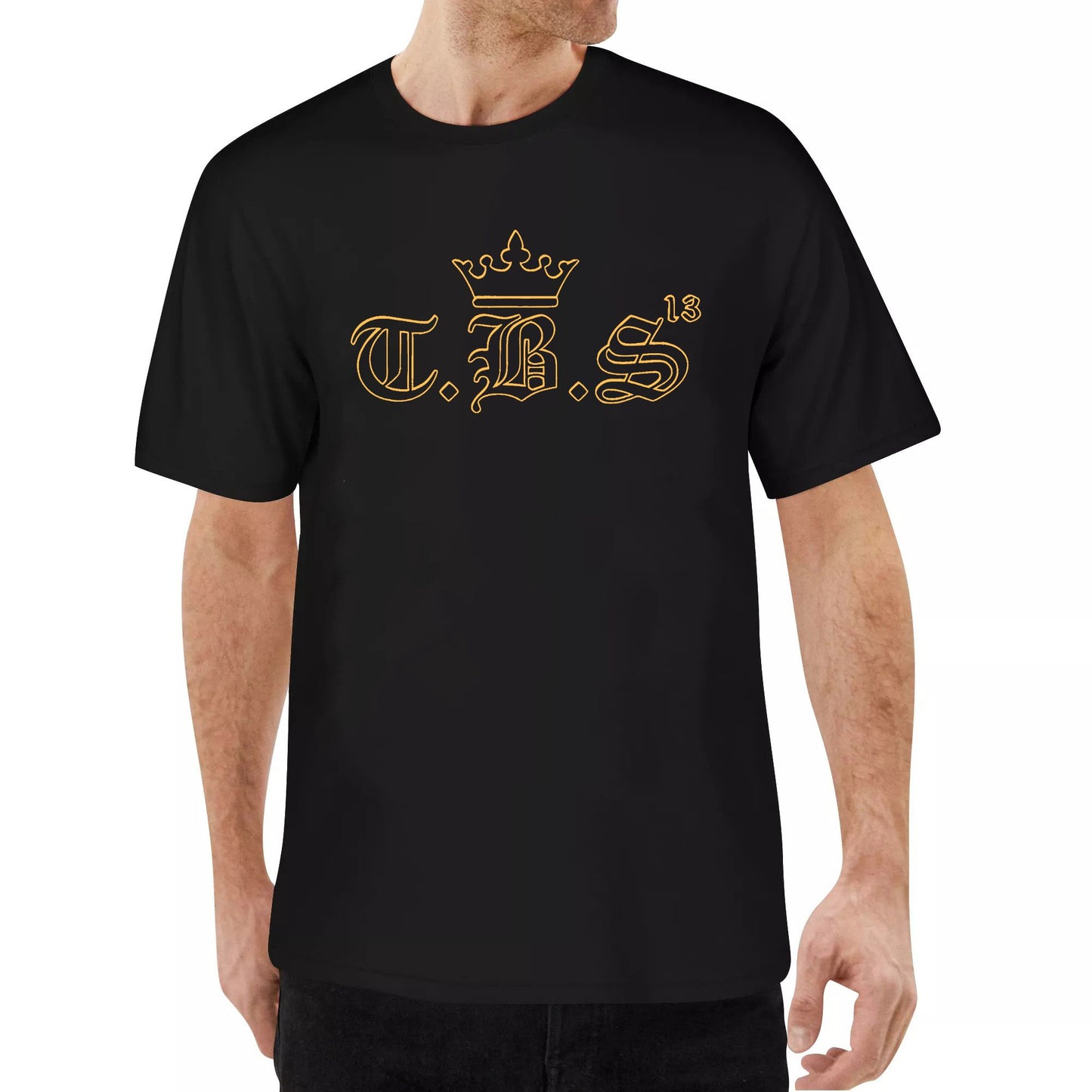 TBS13 truebrownstyle13 TRUE BROWN STYLE CALAUAG HOOD V16 classic cotton loose fraternity T-shirt for men Crew-neck fashion unisex T-shirt Menswear Top