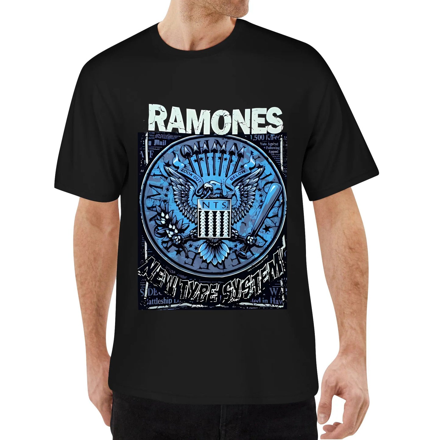 RAMONES shirt Quality Clothing shirt Fashion Cotton T-shirt Best Selling Regular shirt Local Street Clothing shirt for men and women Crew-neck fashion unisex T-shirt Menswear Top