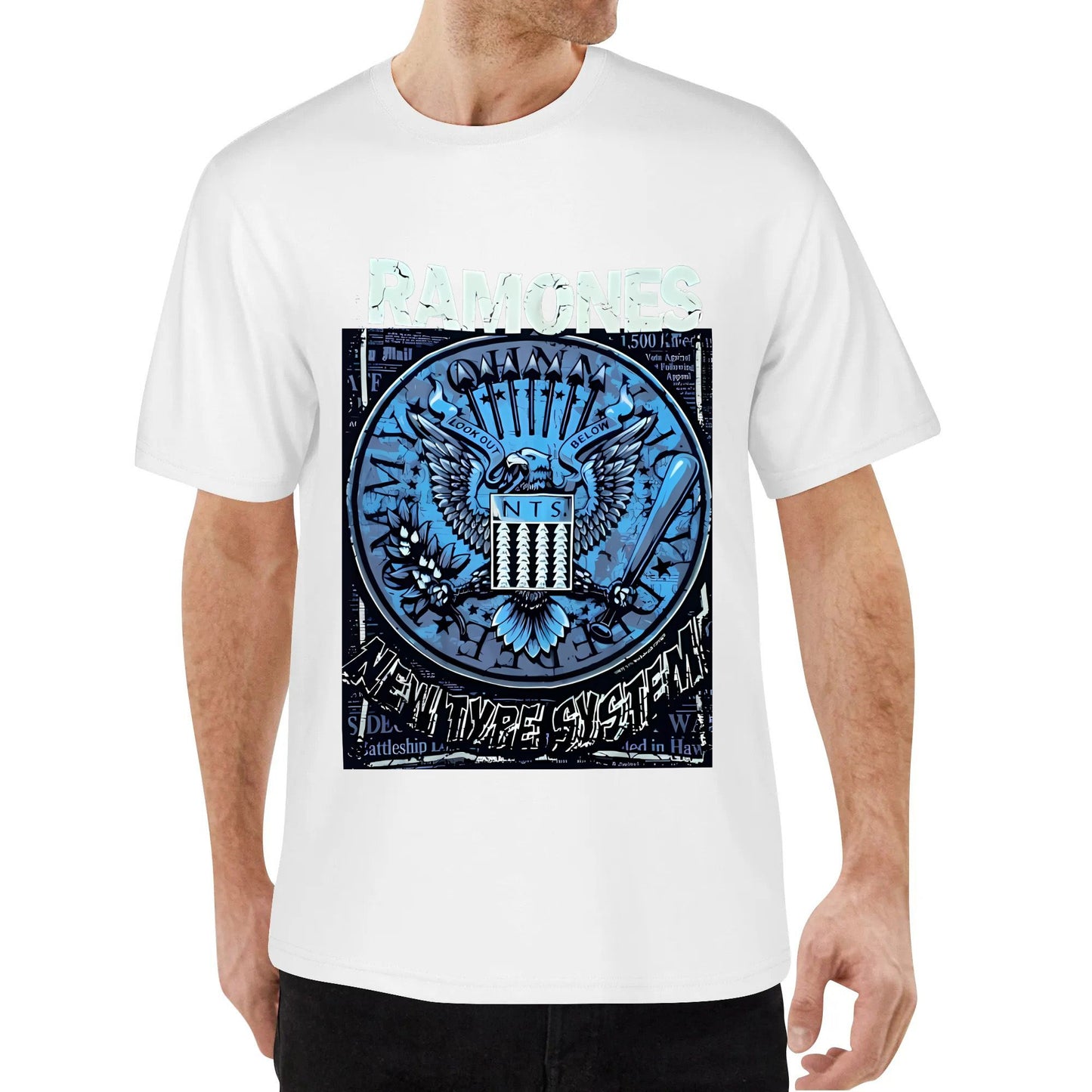 RAMONES shirt Quality Clothing shirt Fashion Cotton T-shirt Best Selling Regular shirt Local Street Clothing shirt for men and women Crew-neck fashion unisex T-shirt Menswear Top