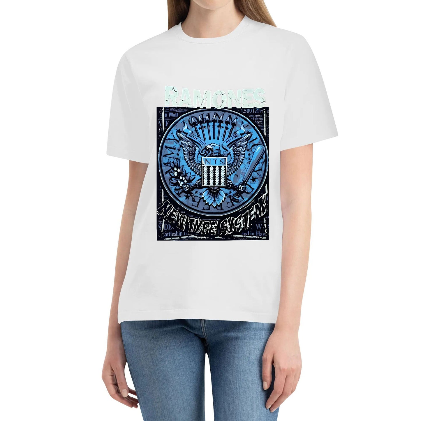 RAMONES shirt Quality Clothing shirt Fashion Cotton T-shirt Best Selling Regular shirt Local Street Clothing shirt for men and women Crew-neck fashion unisex T-shirt Menswear Top