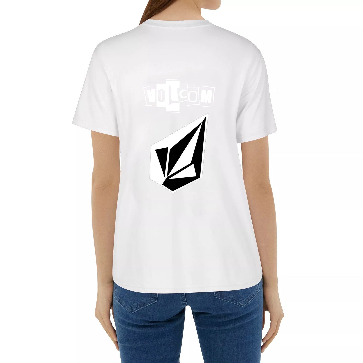 3DL NEW STOCK VOLCOM tee shirts Short Sleeve Printed Crew Neck Top Tee Shirt for Man Women Unisex Adult Summer Ladies Crew-neck fashion unisex T-shirt Menswear Top Original Lingerie