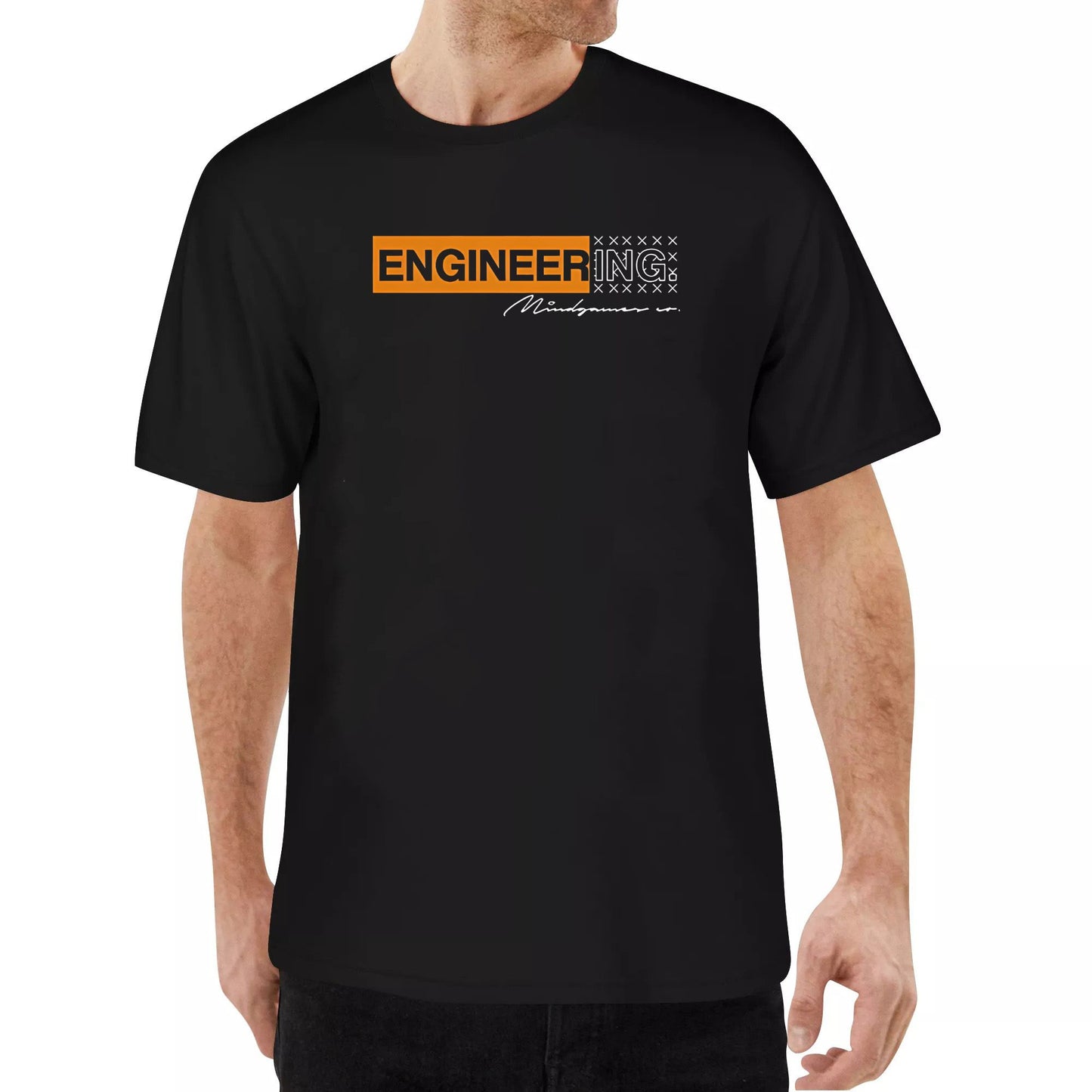 MNDGMS x Engineering V2 Unisex Short Sleeve Shirt Cotton Sublimation T-Shirt