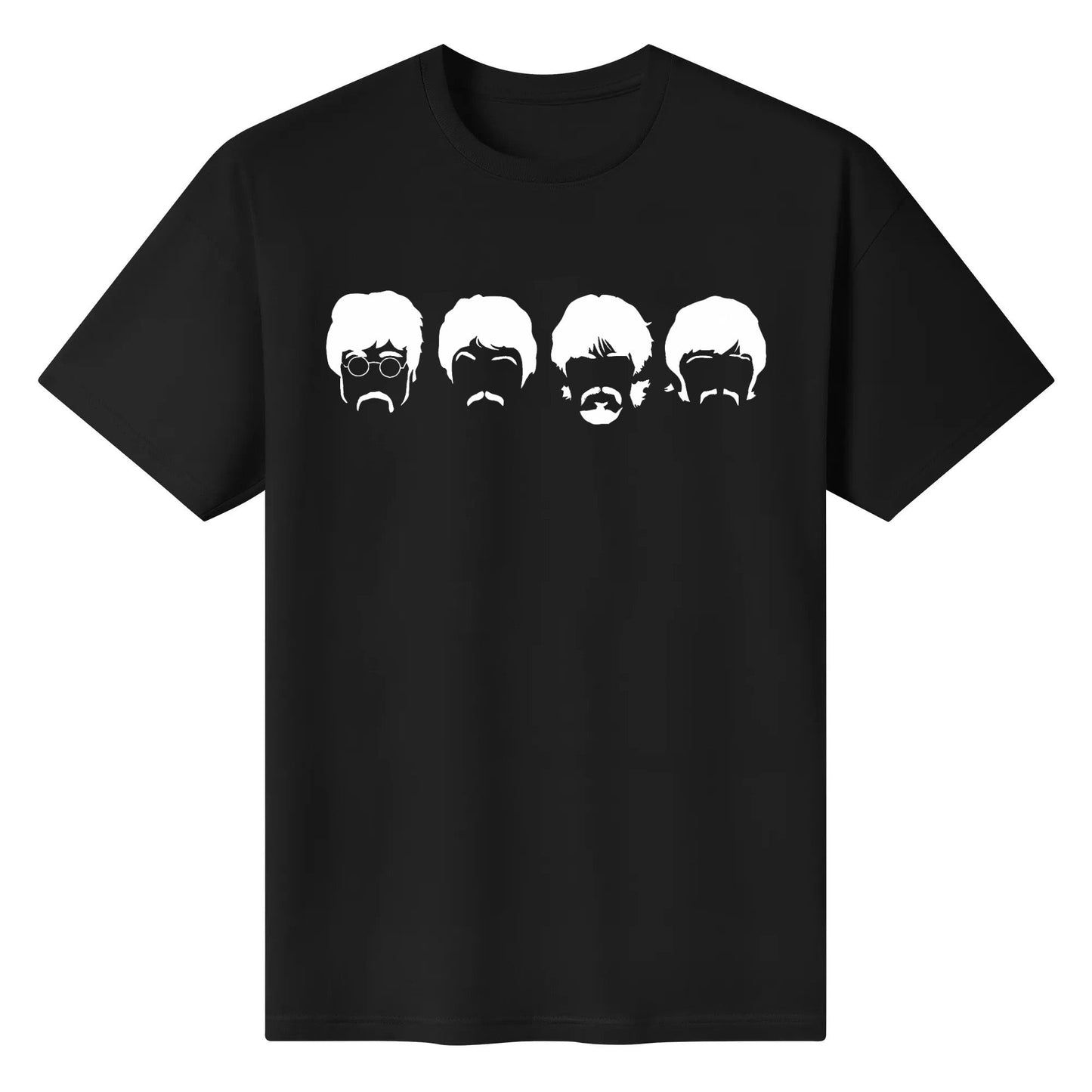 BEATLES SHIRT UNISEX ADULT Classic Rock Band T-Shirt Cotton Crew Neck T-Shirt Fabric Menswear Fabric Menswear Soft Top