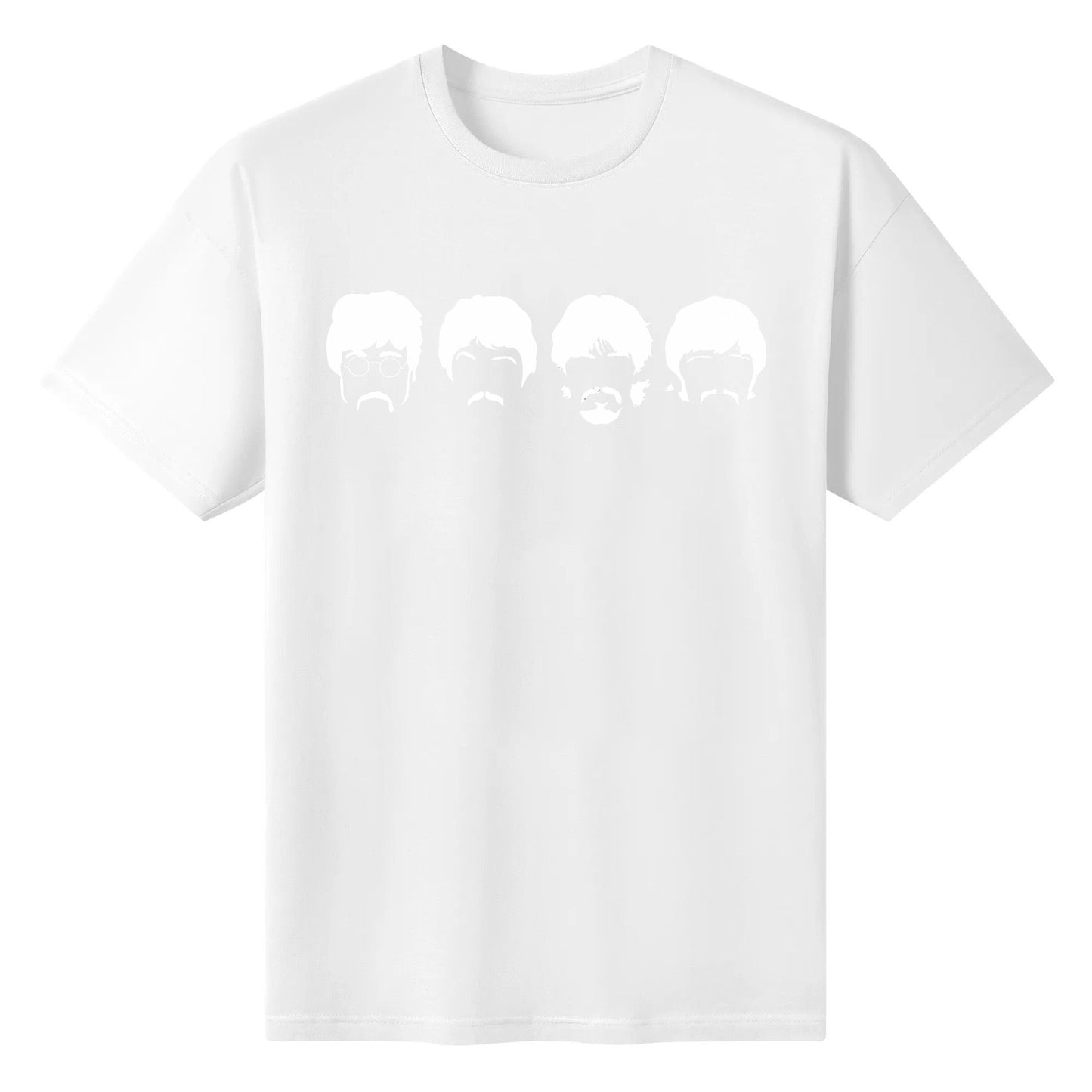 BEATLES SHIRT UNISEX ADULT Classic Rock Band T-Shirt Cotton Crew Neck T-Shirt Fabric Menswear Fabric Menswear Soft Top