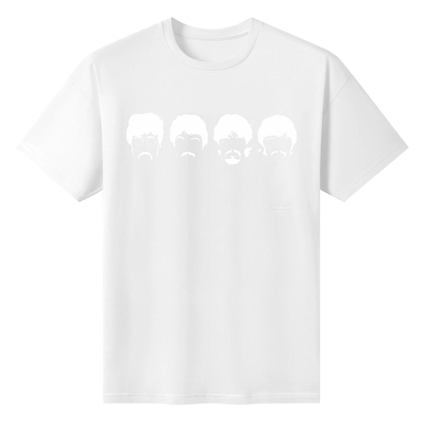 BEATLES SHIRT UNISEX ADULT Classic Rock Band T-Shirt Cotton Crew Neck T-Shirt Fabric Menswear Fabric Menswear Soft Top