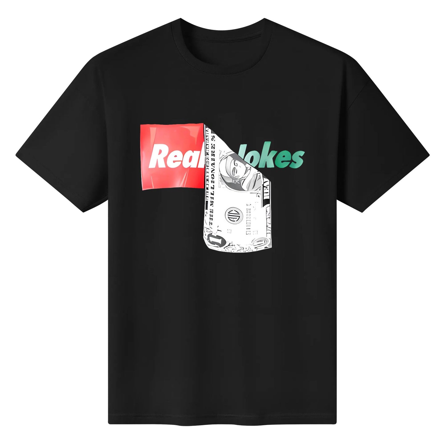 Real Jokes Clothing Stickermoney Tee Cotton Original Design Tshirt for Men Women