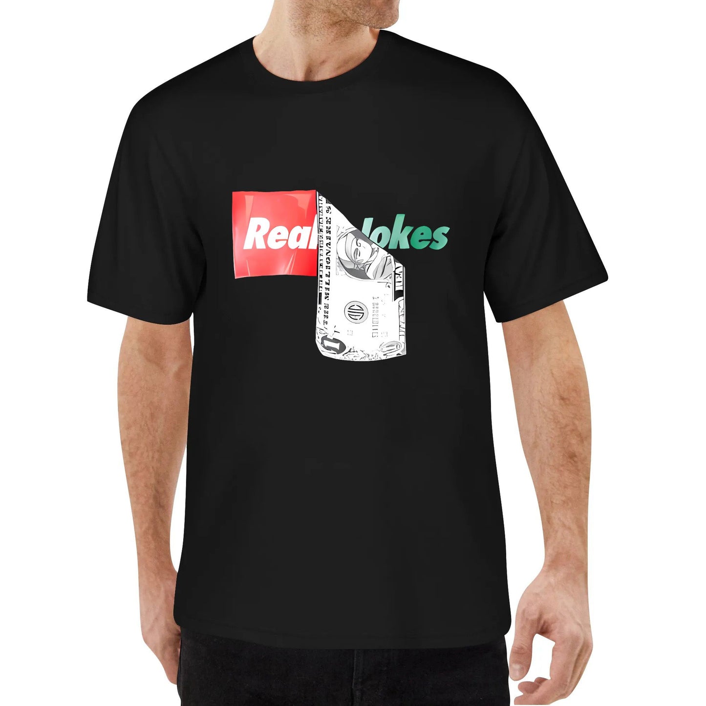 Real Jokes Clothing Stickermoney Tee Cotton Original Design Tshirt for Men Women