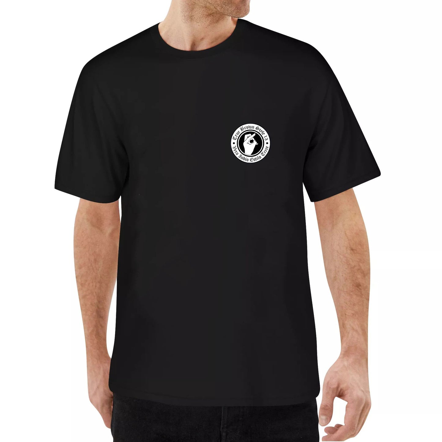TBS13 truebrownstyle13 V29 classic cotton loose fraternity T-shirt for men Crew-neck fashion unisex T-shirt Menswear Top