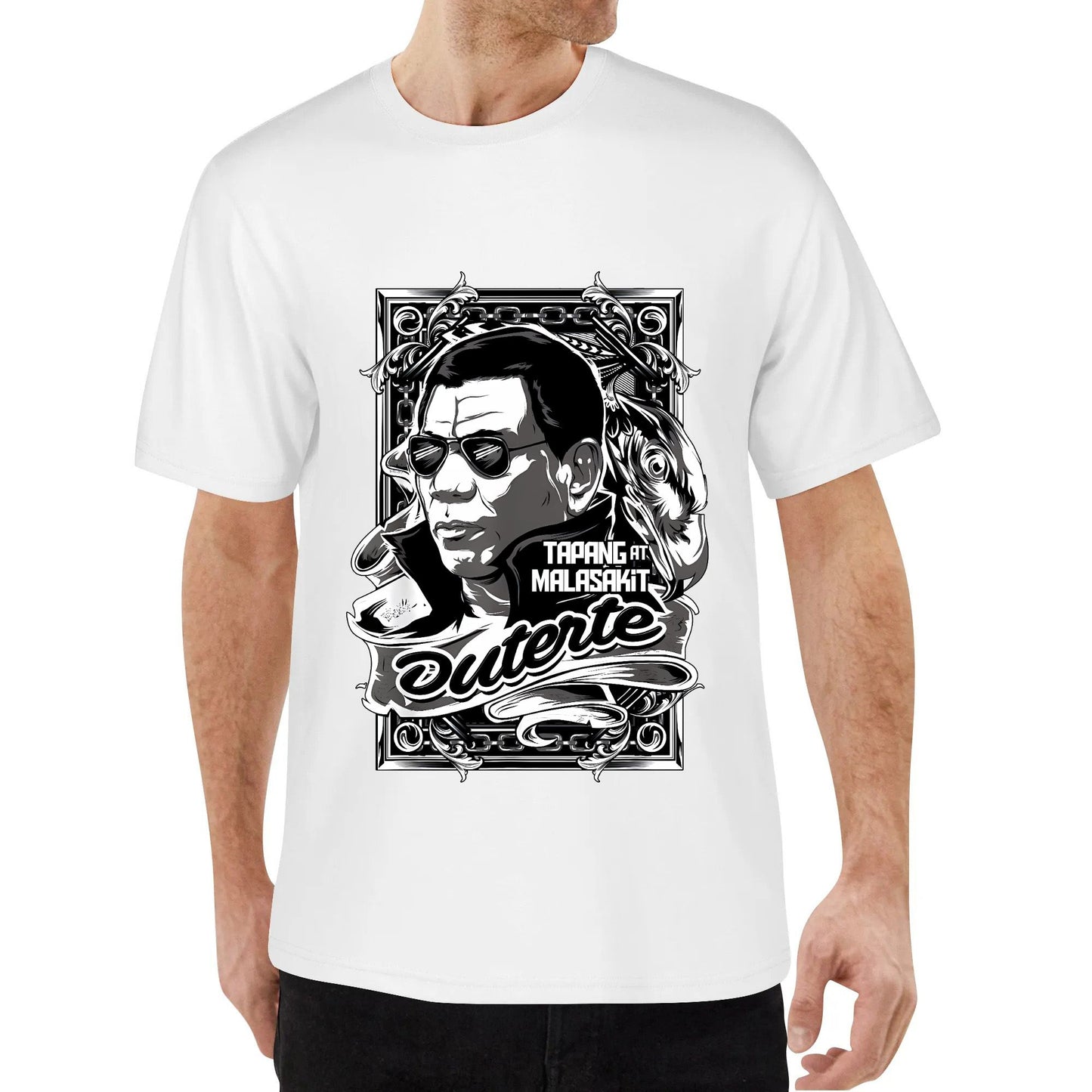Duterte shirt pilipinas Duterte philippines Pinoy Cotton T-shirt for Men and Women Tee Shirts Adults Short Sleeve Tshirts