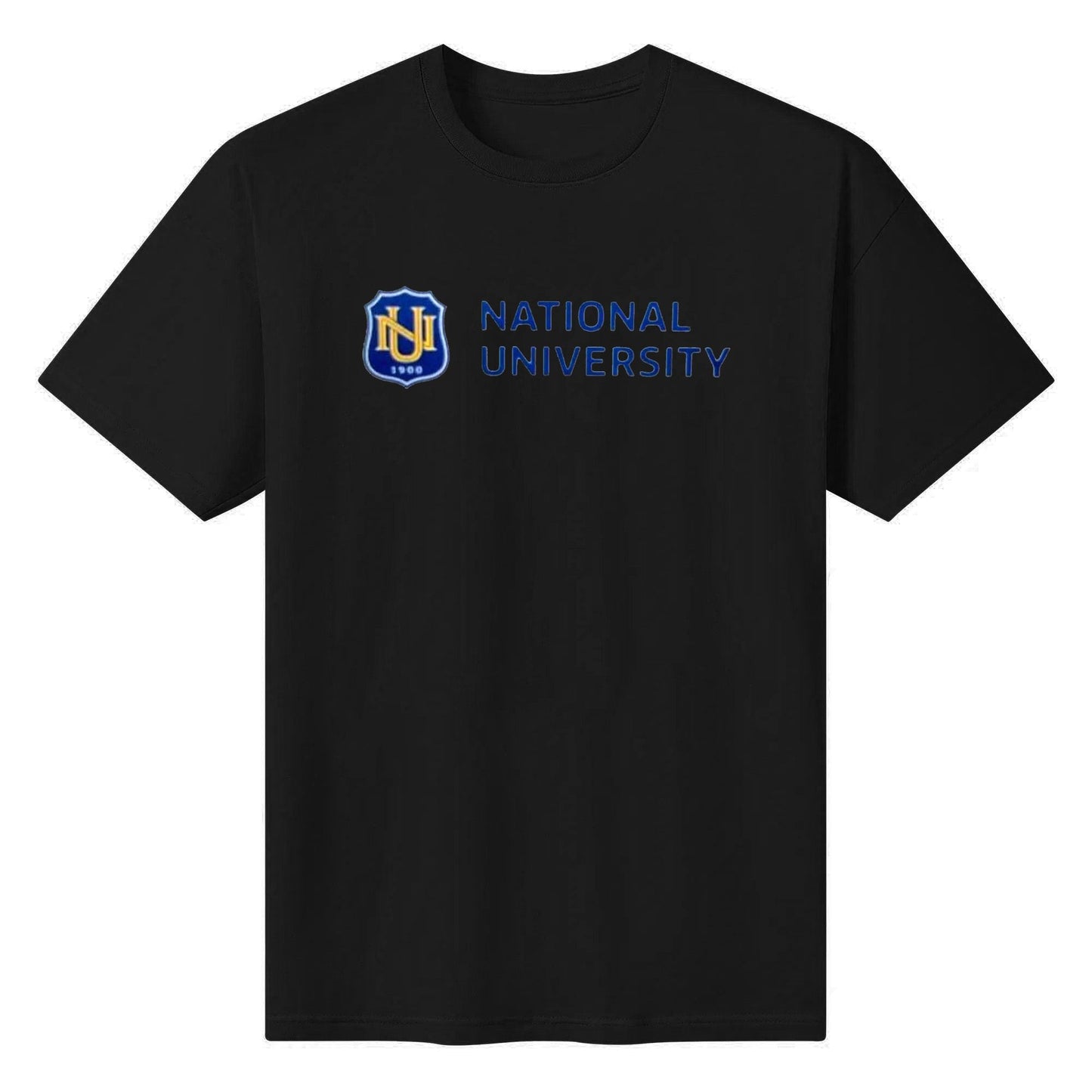 National University Cotton Tee White Tops Customized Tshirt