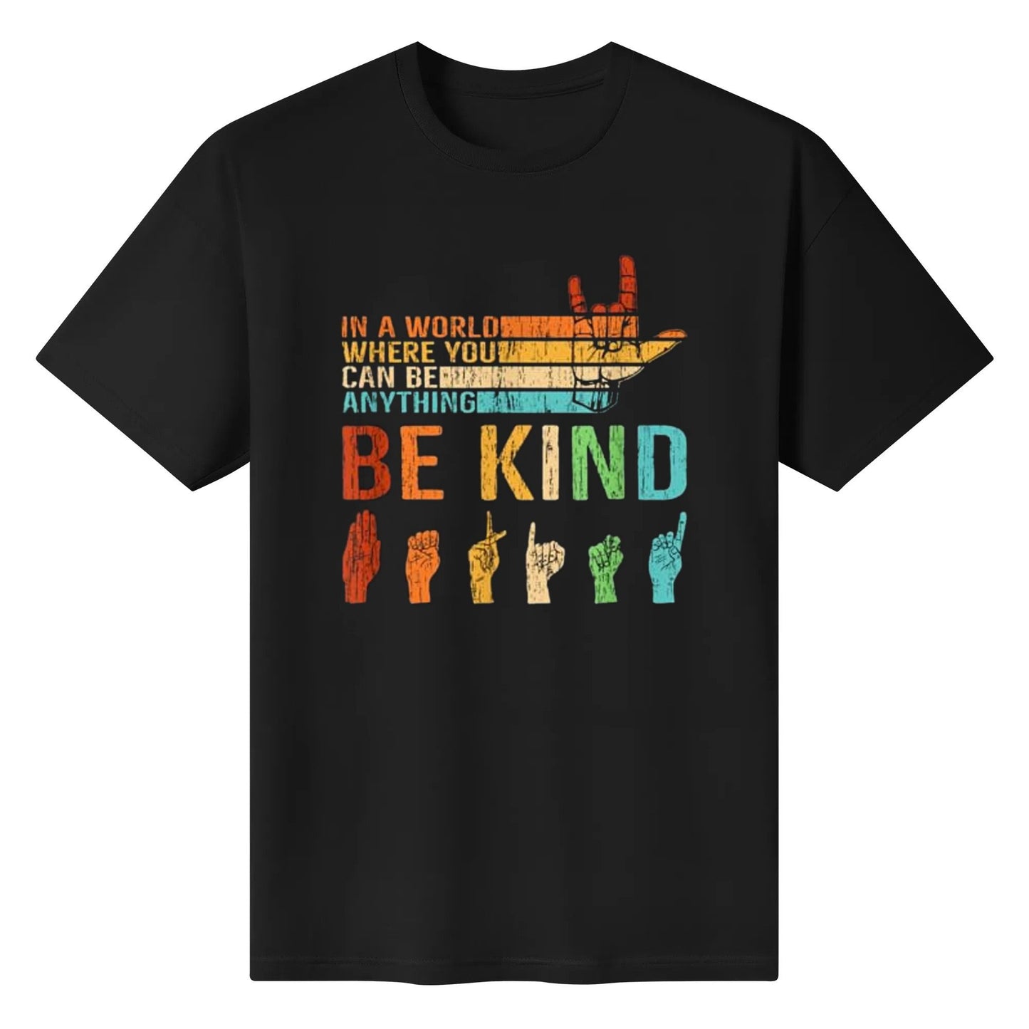 Kaos Bahasa Isyarat Berbentuk Tumpukan Merdad zYfQxILd