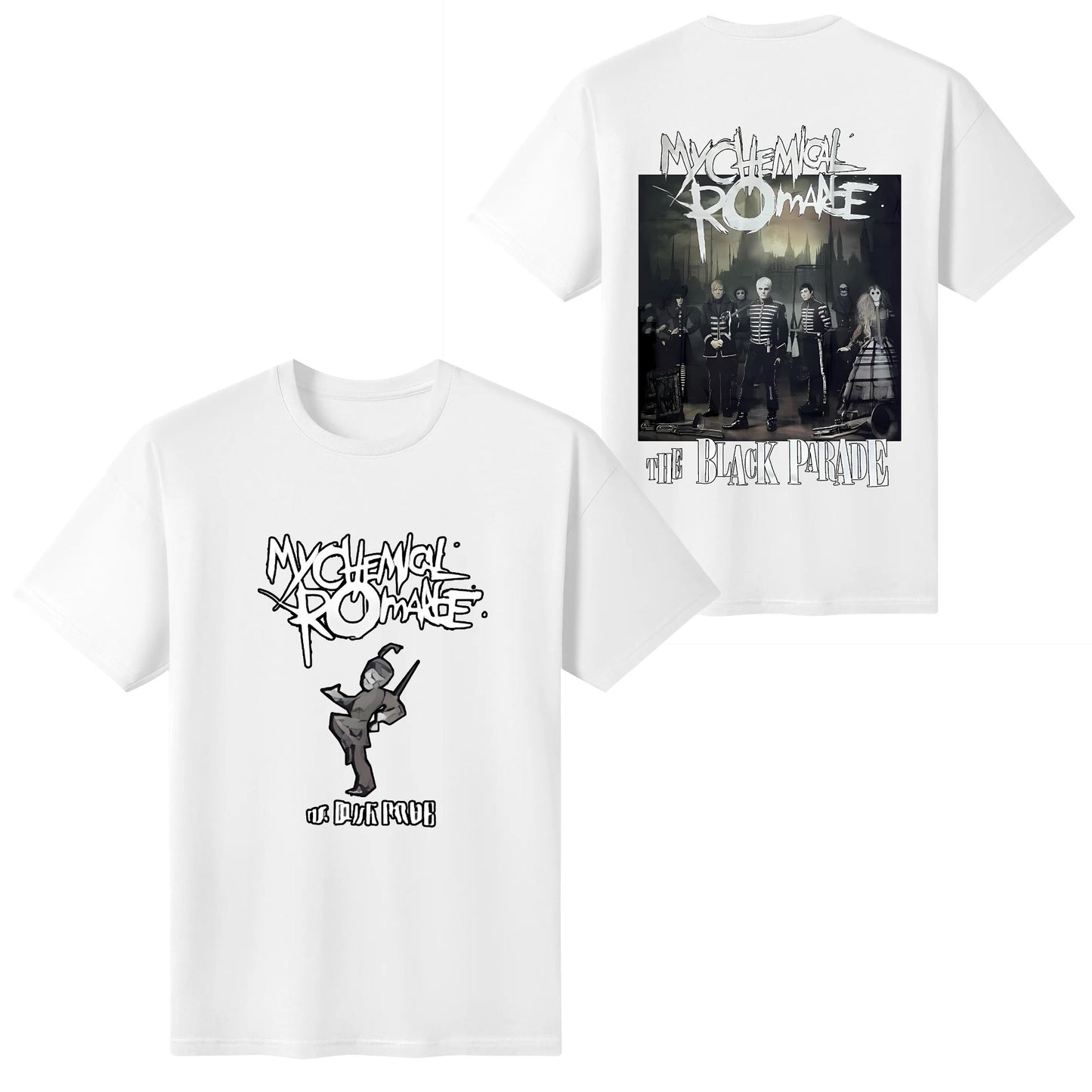 My Chemical Romance Black T Shirt Crew-neck fashion unisex T-shirt Menswear Top Original Lingerie