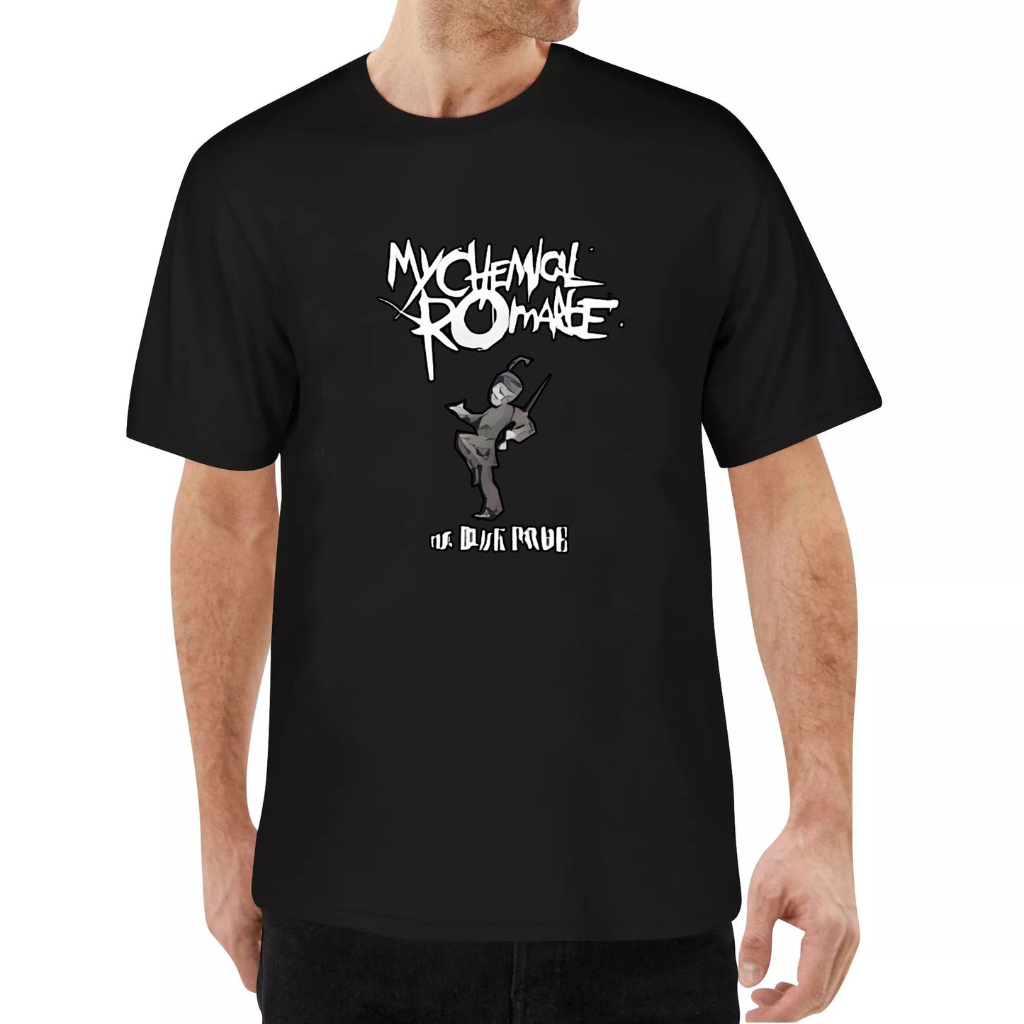 My Chemical Romance Black T Shirt Crew-neck fashion unisex T-shirt Menswear Top Original Lingerie