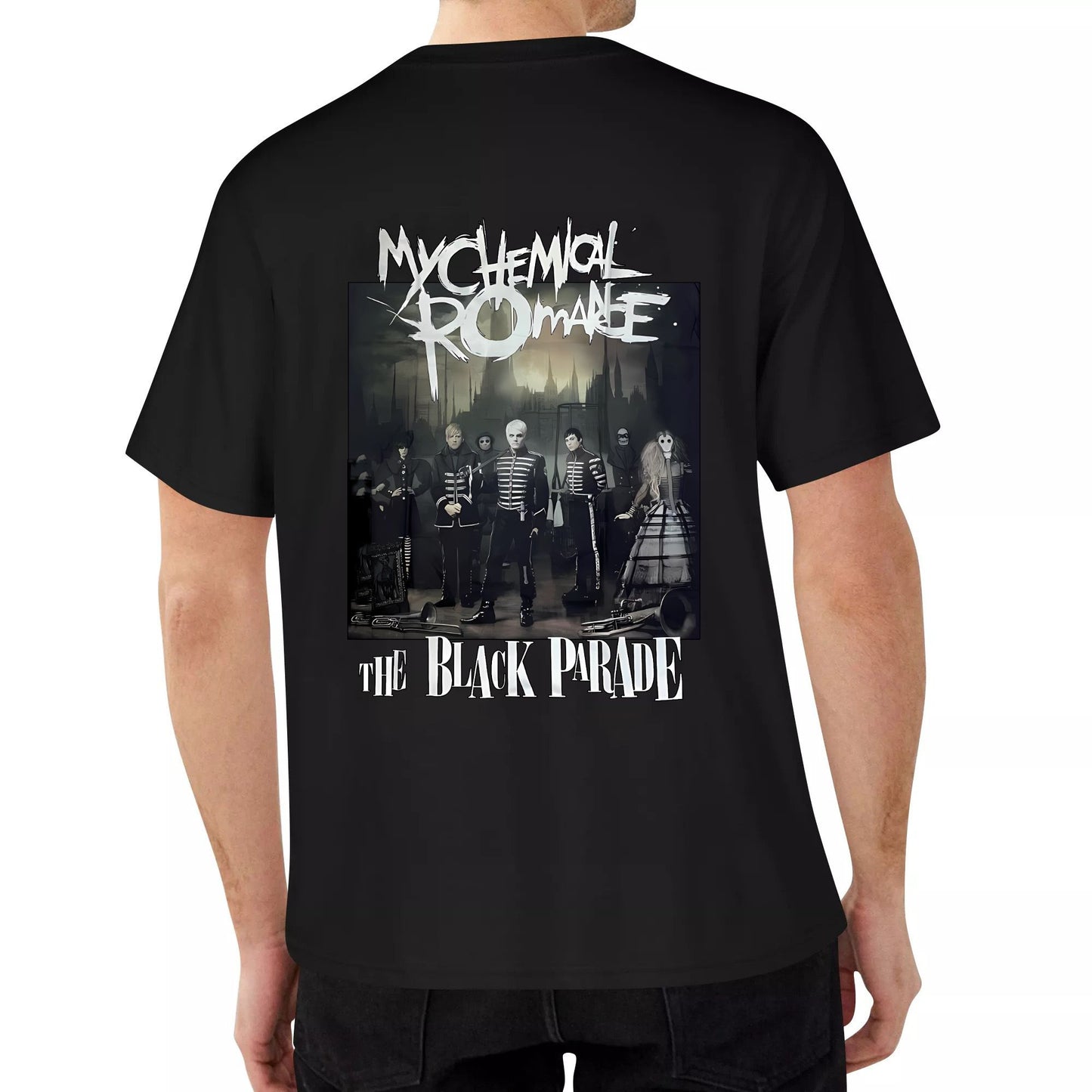 My Chemical Romance Black T Shirt Crew-neck fashion unisex T-shirt Menswear Top Original Lingerie