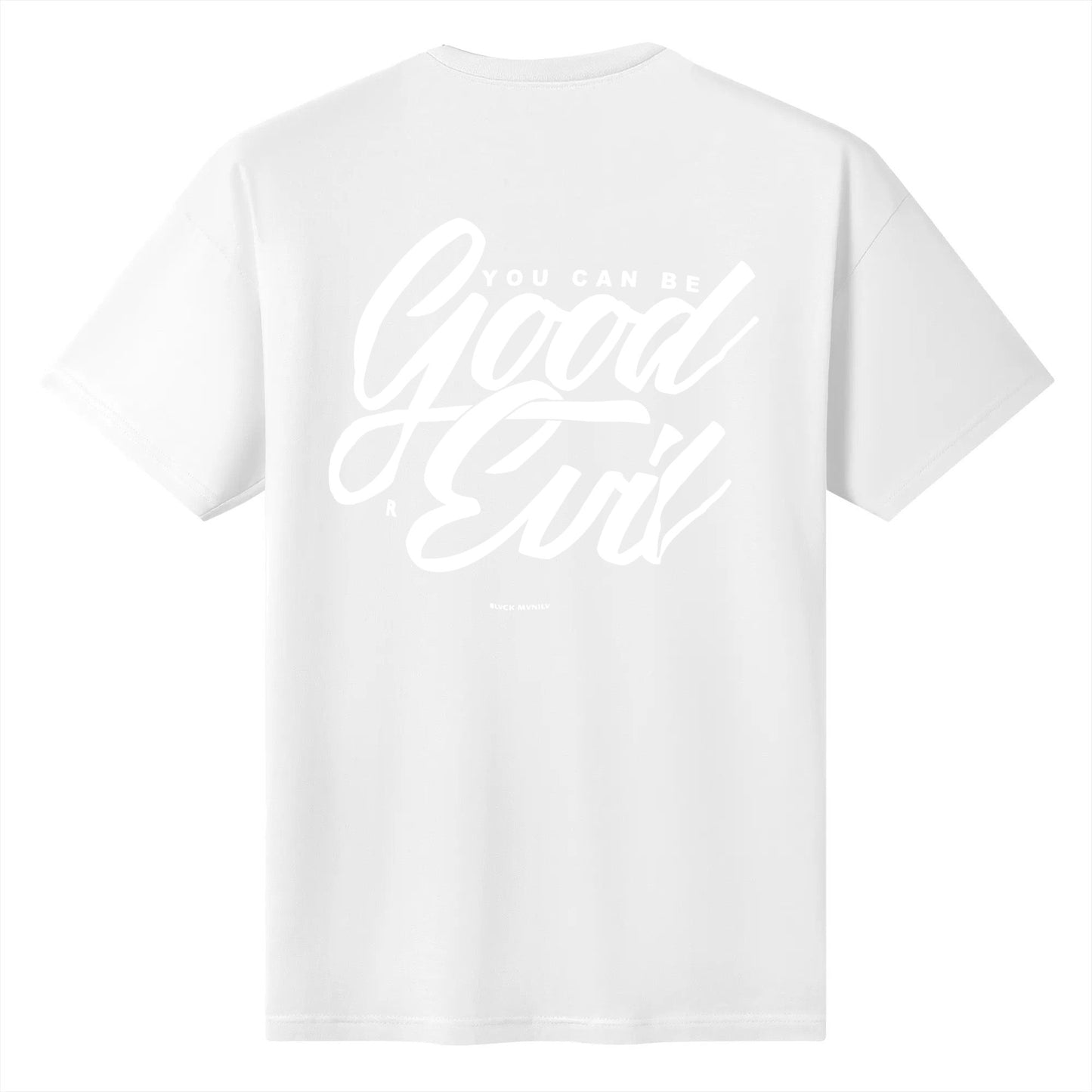 Popular T Shirt Good Or Evil Black Black Manila  Cotton High Quality Unisex T-shirt