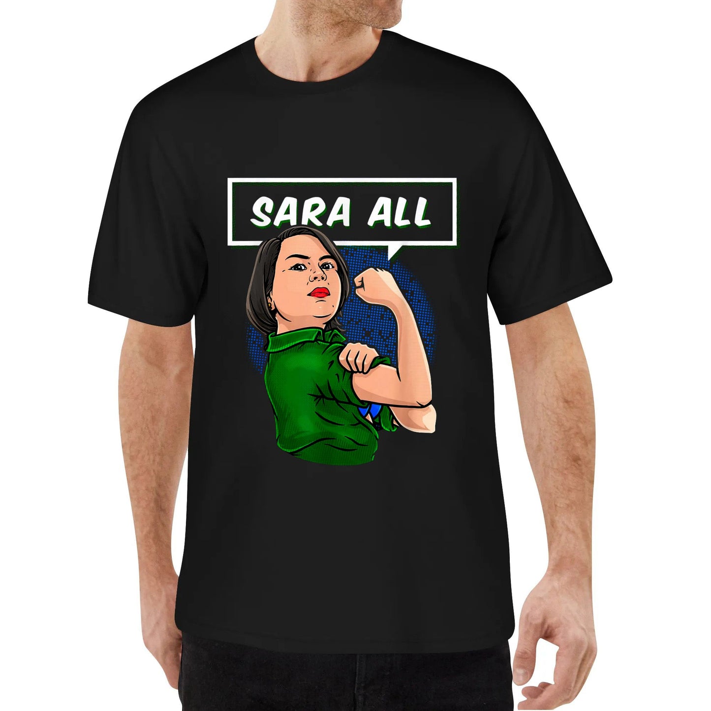 Sara All Duterte Philippines Proud Pinoy Pinay Support Men and Women Cotton Tshirt Short Sleeve Printed Crew Neck Unisex Adults Top Tees Shirts Ladies Summer