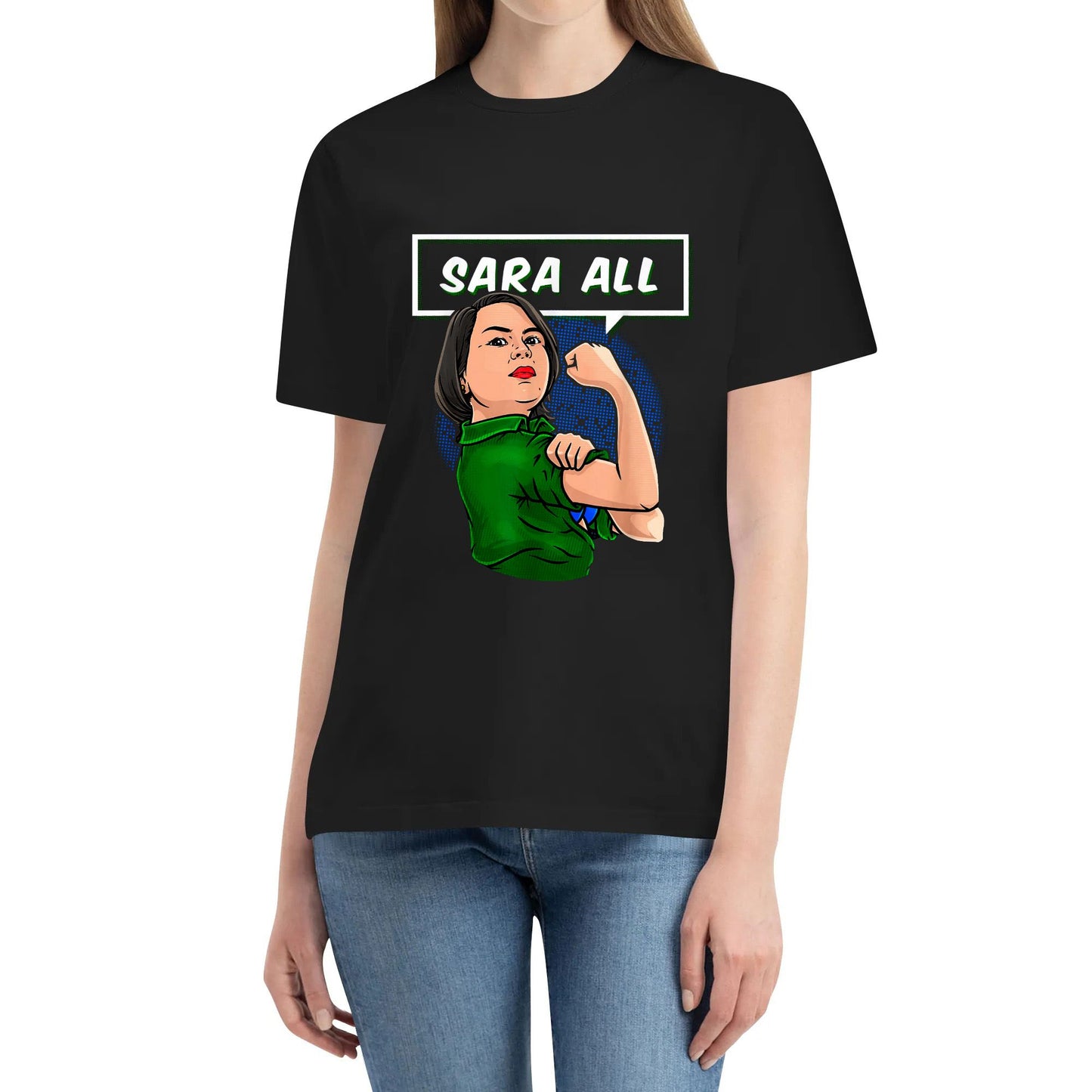 Sara All Duterte Philippines Proud Pinoy Pinay Support Cotton T-shirt for Men and Women Tee Shirts Adults Short Sleeve Tshirts