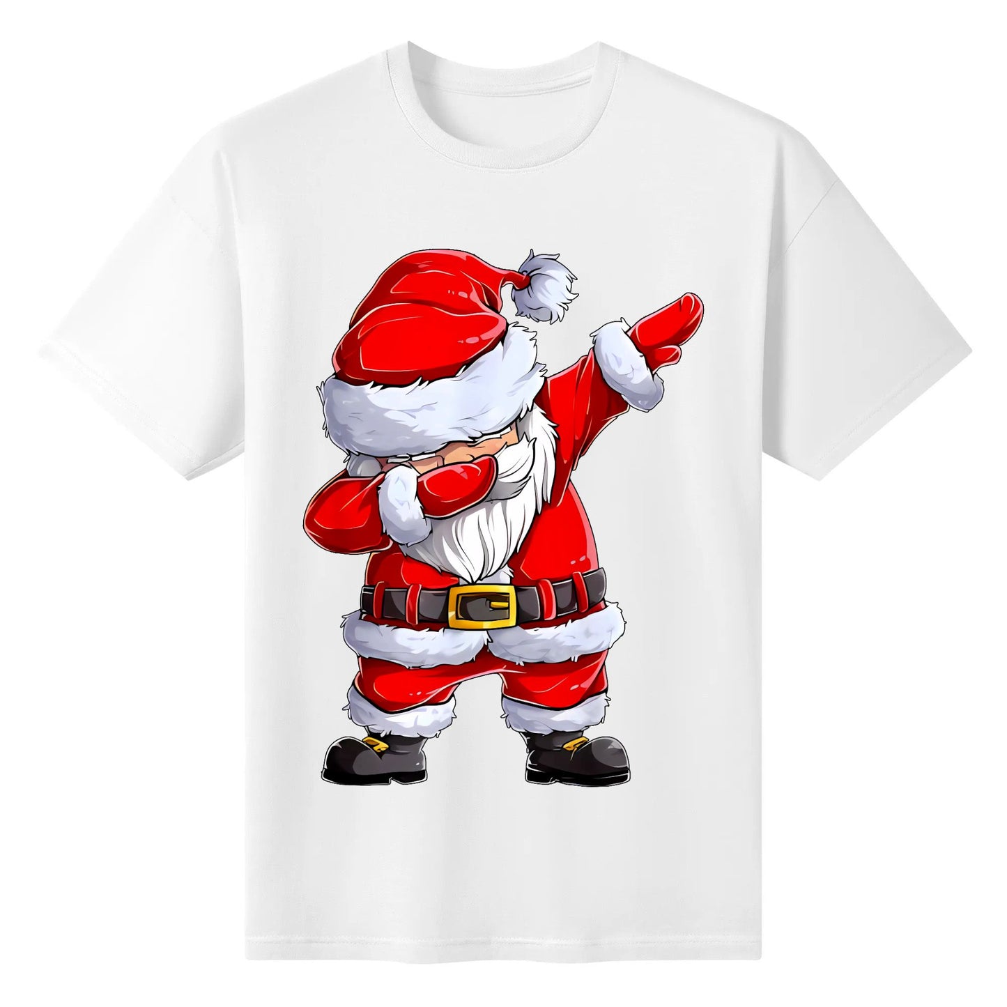 Christmas Boys Big Kids Dabbing Santa Claus Girls Funny Xmas Dab Cute T-Shirt Cotton T Shirt Black White Blue Red Tops Tee Clothing Gifts