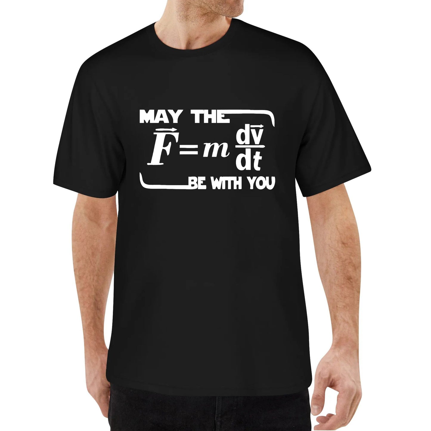 May The Fmdvdt Be with You Funny Physics Science Unisex T-Shirt Tshirt Cotton Boys Girls T Shirt Black White Blue Red Tops Tee Clothing Gifts