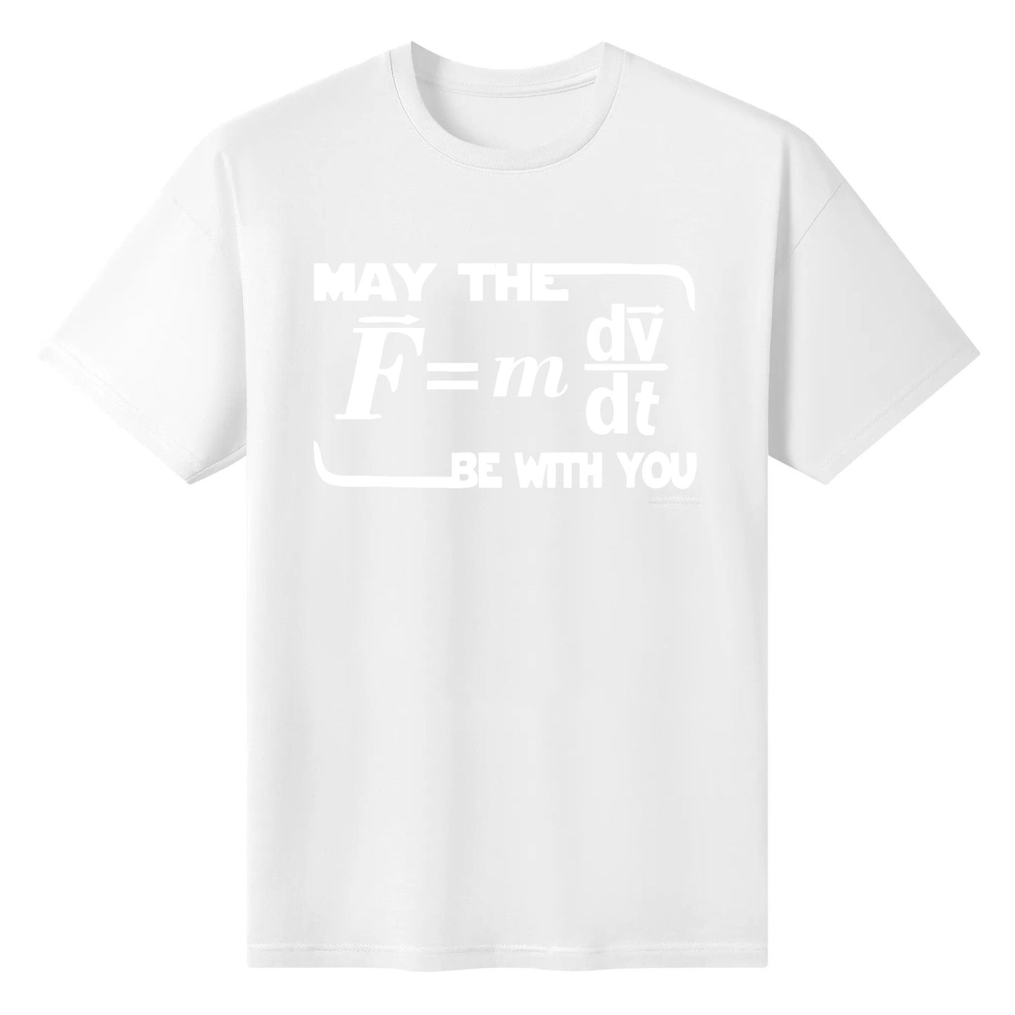 May The Fmdvdt Be with You Funny Physics Science Unisex T-Shirt Tshirt Cotton Boys Girls T Shirt Black White Blue Red Tops Tee Clothing Gifts
