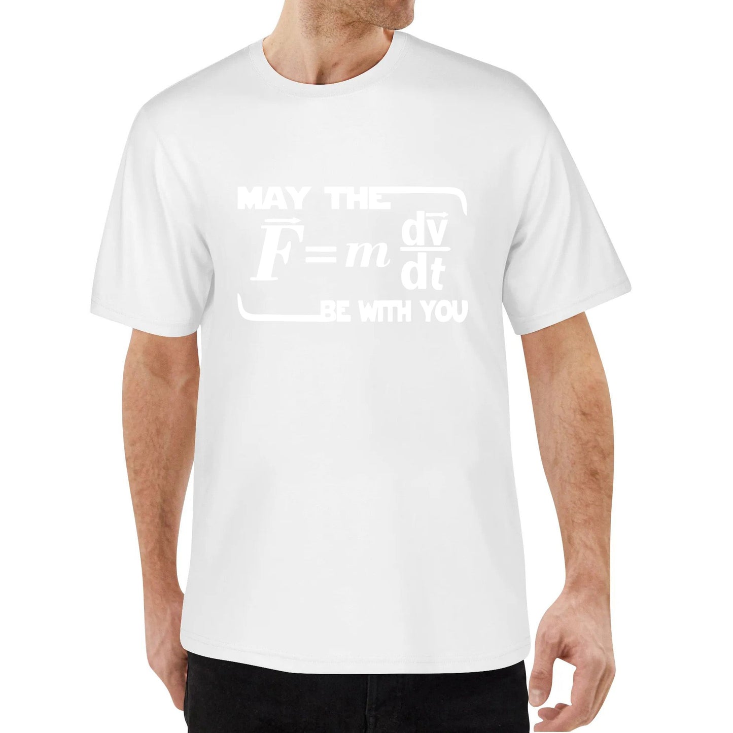 May The Fmdvdt Be with You Funny Physics Science Unisex T-Shirt Tshirt Cotton Boys Girls T Shirt Black White Blue Red Tops Tee Clothing Gifts