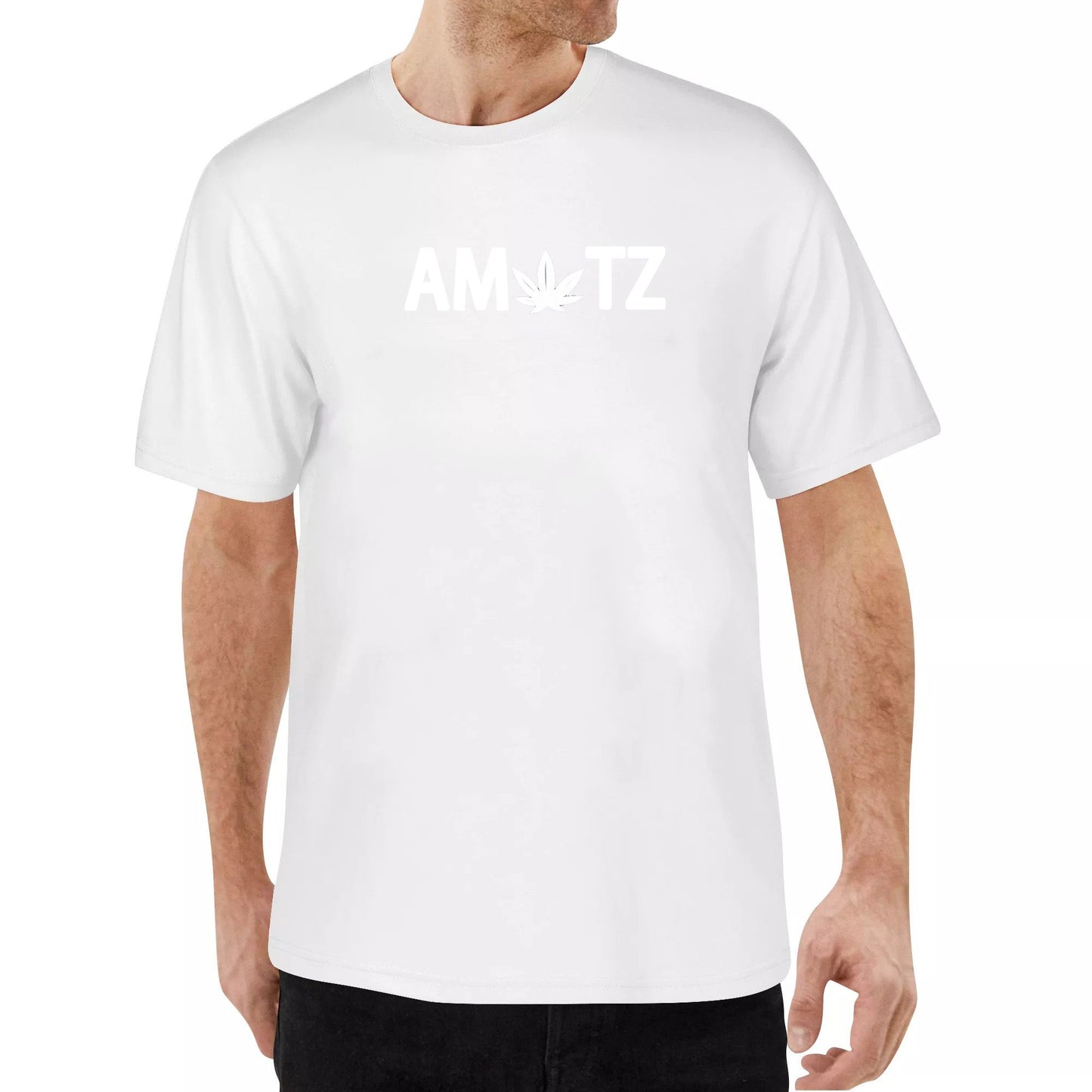 Amatz by Print Maniac Clothing Classic Cotton Crew Neck Streetwear T-Shirt
