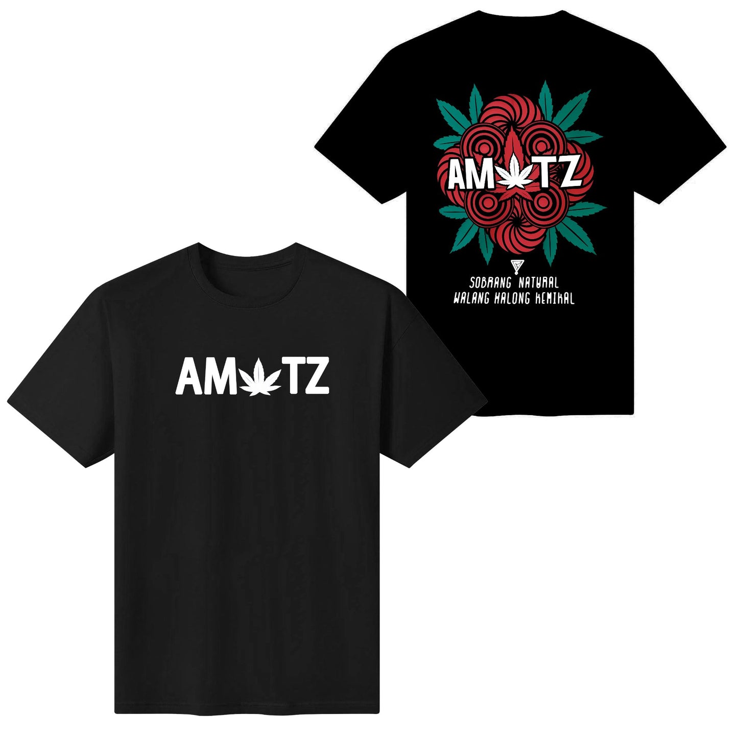 Amatz by Print Maniac Clothing Classic Cotton Crew Neck Streetwear T-Shirt