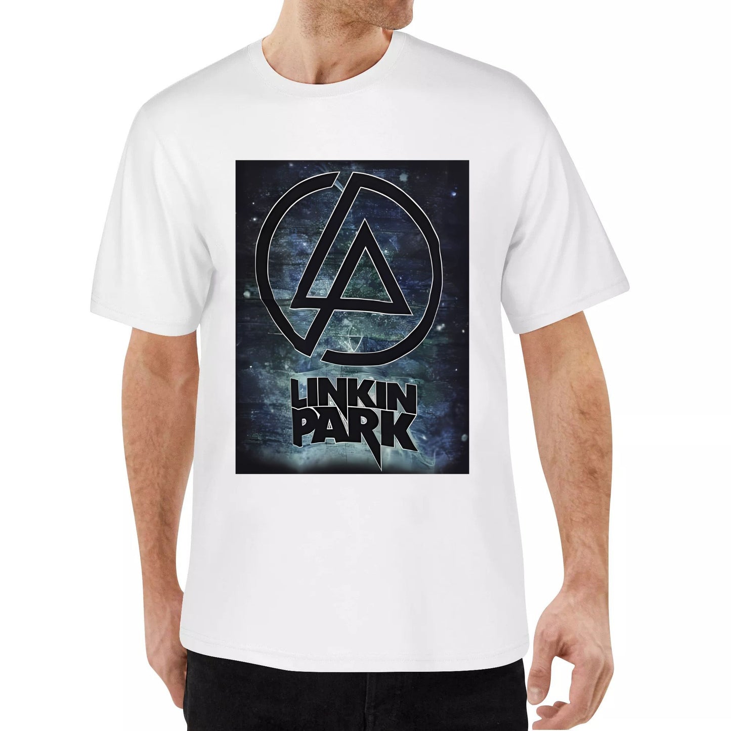 Rock Band Linkin Park Band Shirt Crew-neck fashion unisex T-shirt Menswear Top