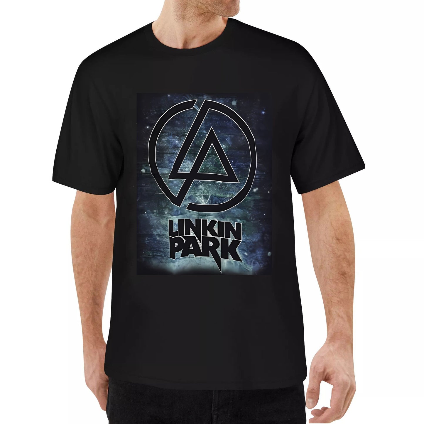 Rock Band Linkin Park Band Shirt Crew-neck fashion unisex T-shirt Menswear Top