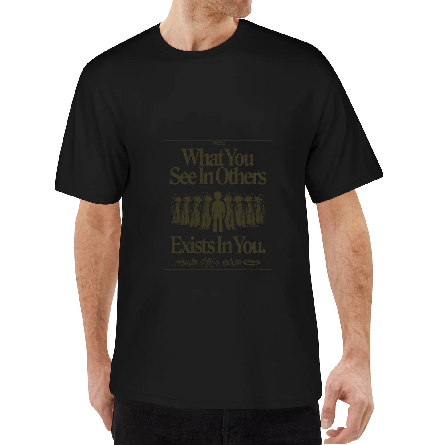 RETRO FRONT / Graphic design / crewneck t shirt