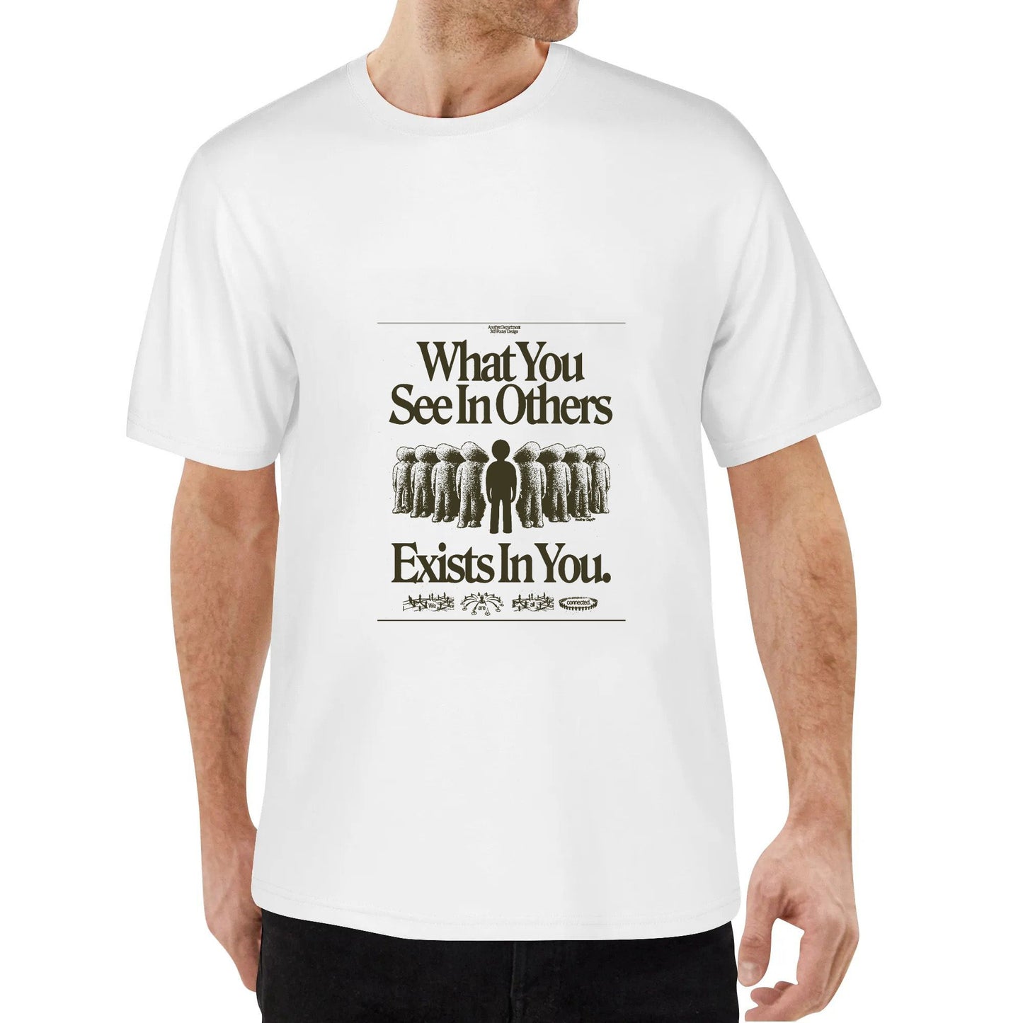 RETRO FRONT / Graphic design / crewneck t shirt