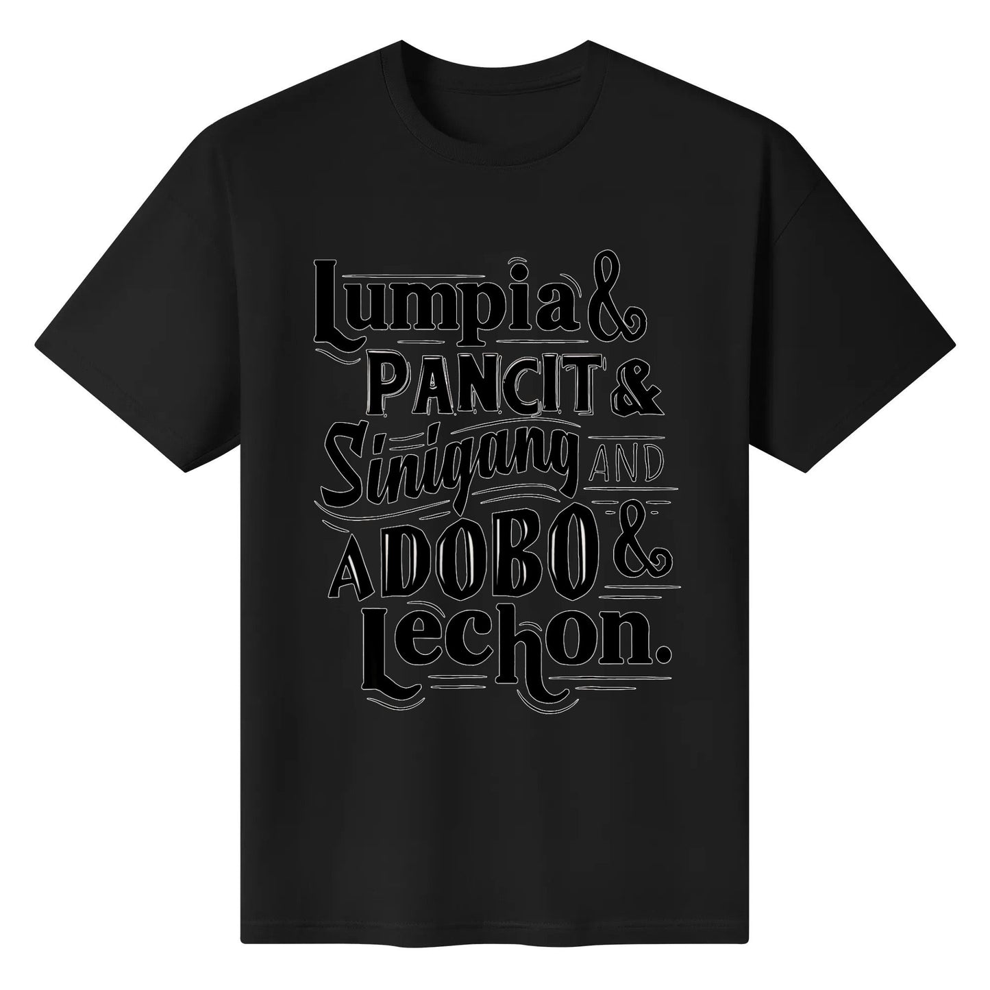 Chicken Adobo Filipino Food Filipino Food Recipe Philippines Cotton T-shirt Short Sleeve Graphic Crew Neck Top Tees Shirts for Men Woman Unisex Adult Summer Ladies