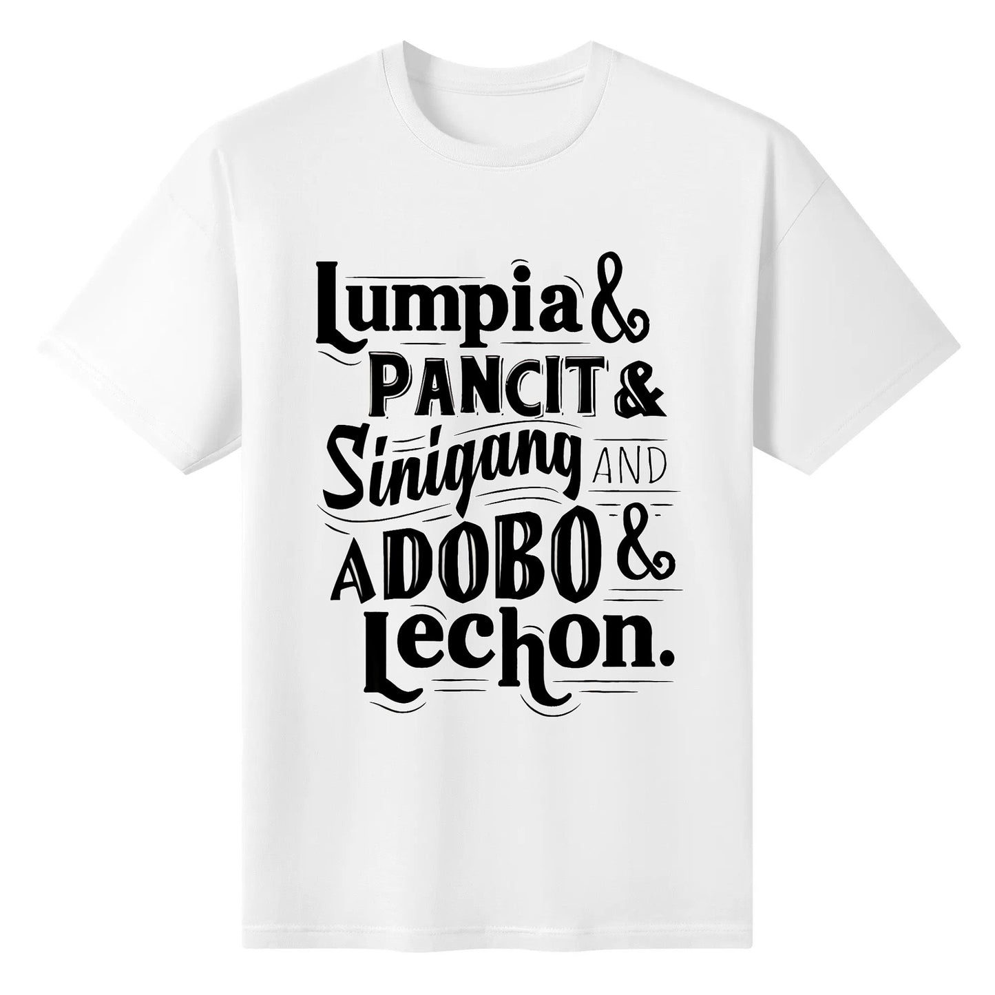 Chicken Adobo Filipino Food Filipino Food Recipe Philippines Cotton T-shirt Short Sleeve Graphic Crew Neck Top Tees Shirts for Men Woman Unisex Adult Summer Ladies