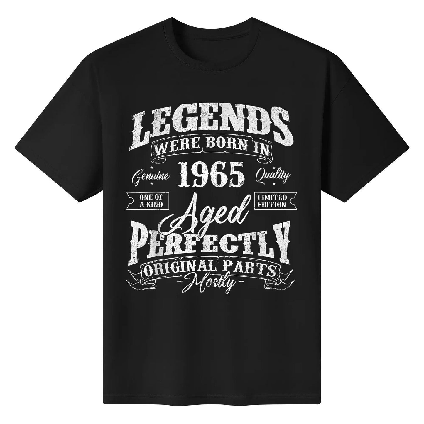 Legends Were Born In 1965 Year Of Birth Birthday T-Shirt