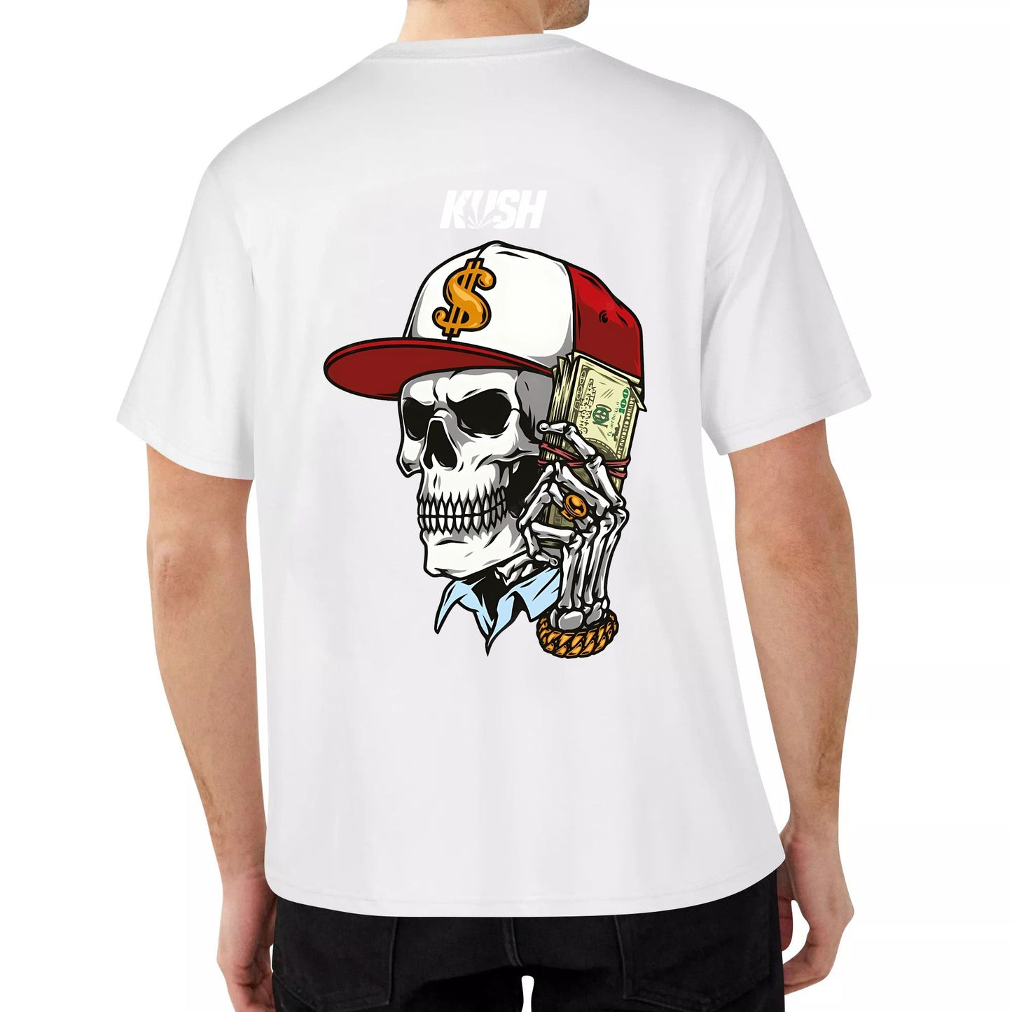 KUSH Shirt Vintage Design T Shirt Unisex Tshirt Cotton Oversized T-Shirt High Quality Tops Shirts for Men and Women Streetwear Menswear Lingerie