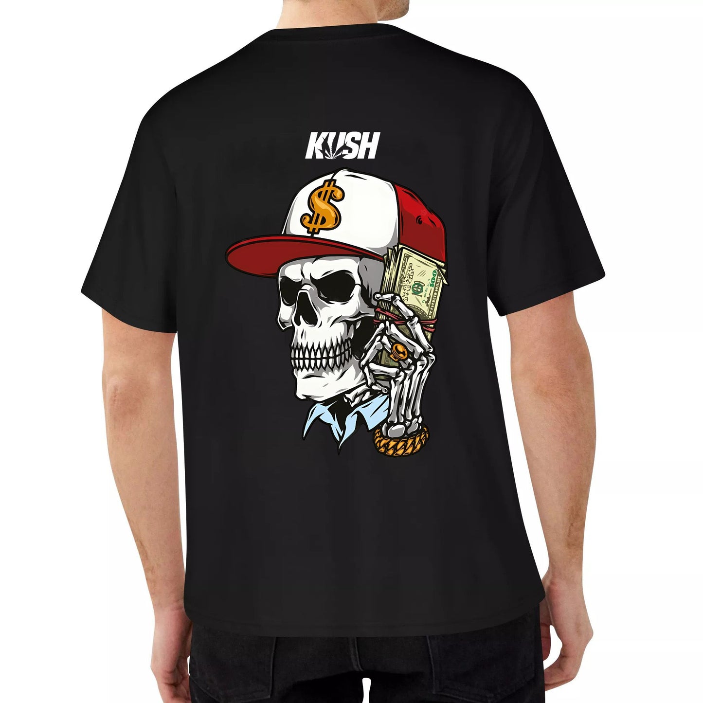 KUSH Shirt Vintage Design T Shirt Unisex Tshirt Cotton Oversized T-Shirt High Quality Tops Shirts for Men and Women Streetwear Menswear Lingerie