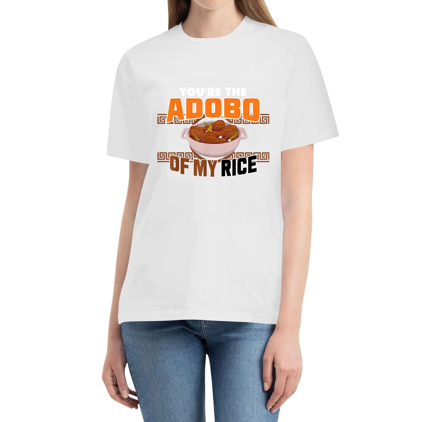 Funny You're The Chicken Adobo Of My Rice Philippine Food T-Shirt Text Printed T-Shirt High Quality Cotton Sports Shirt