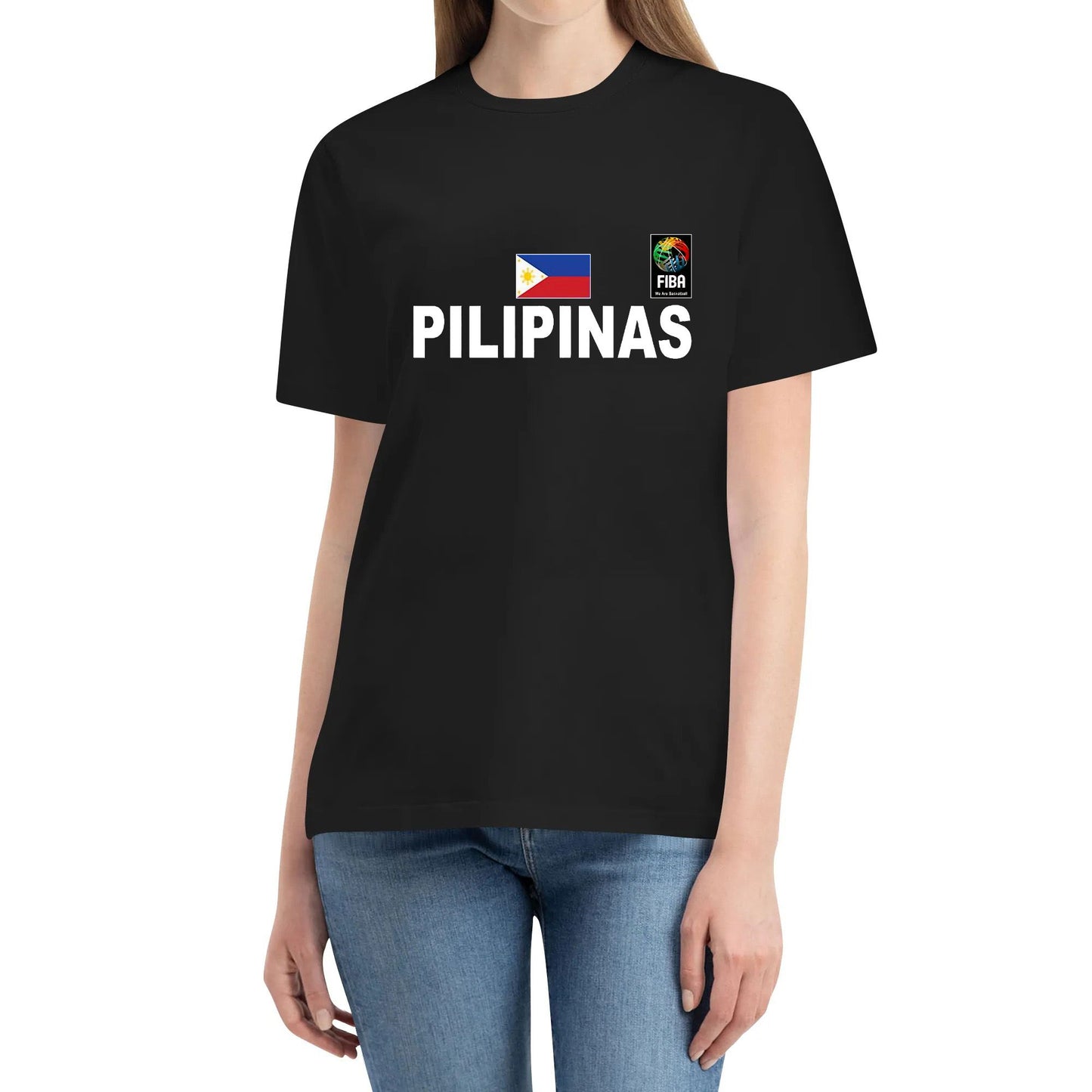 Men Pilipinas Basketball T-Shirt Cotton Breathable Workout Gry Streetball Red Black White Tops Original Design Streetwear Clothing