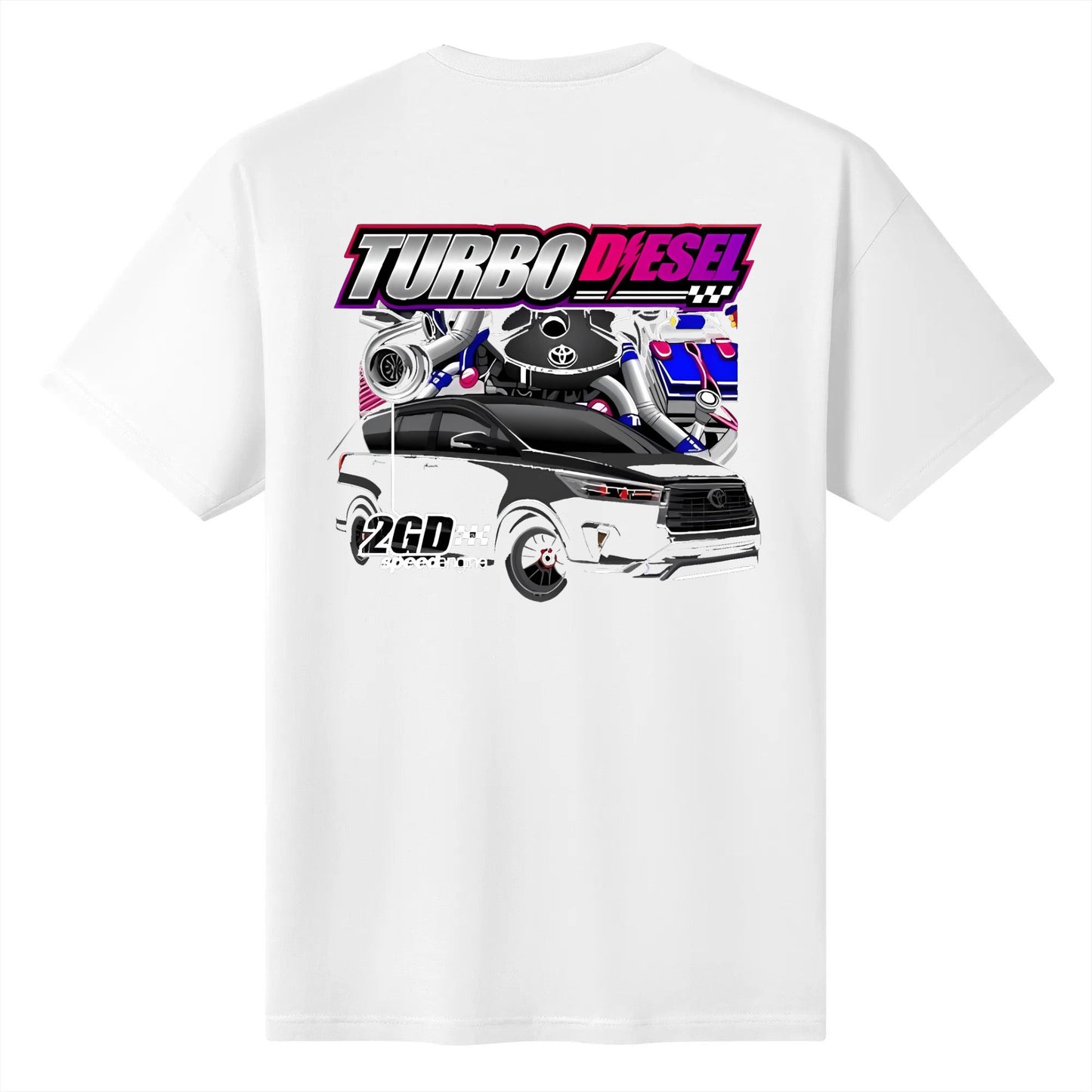 Kaos Racing MESIN TURBO DIESEL INNOVA 2GD SPEED ENGINE Baju Mobil Modifikasi Speedcious Automotive Racing Wear 32