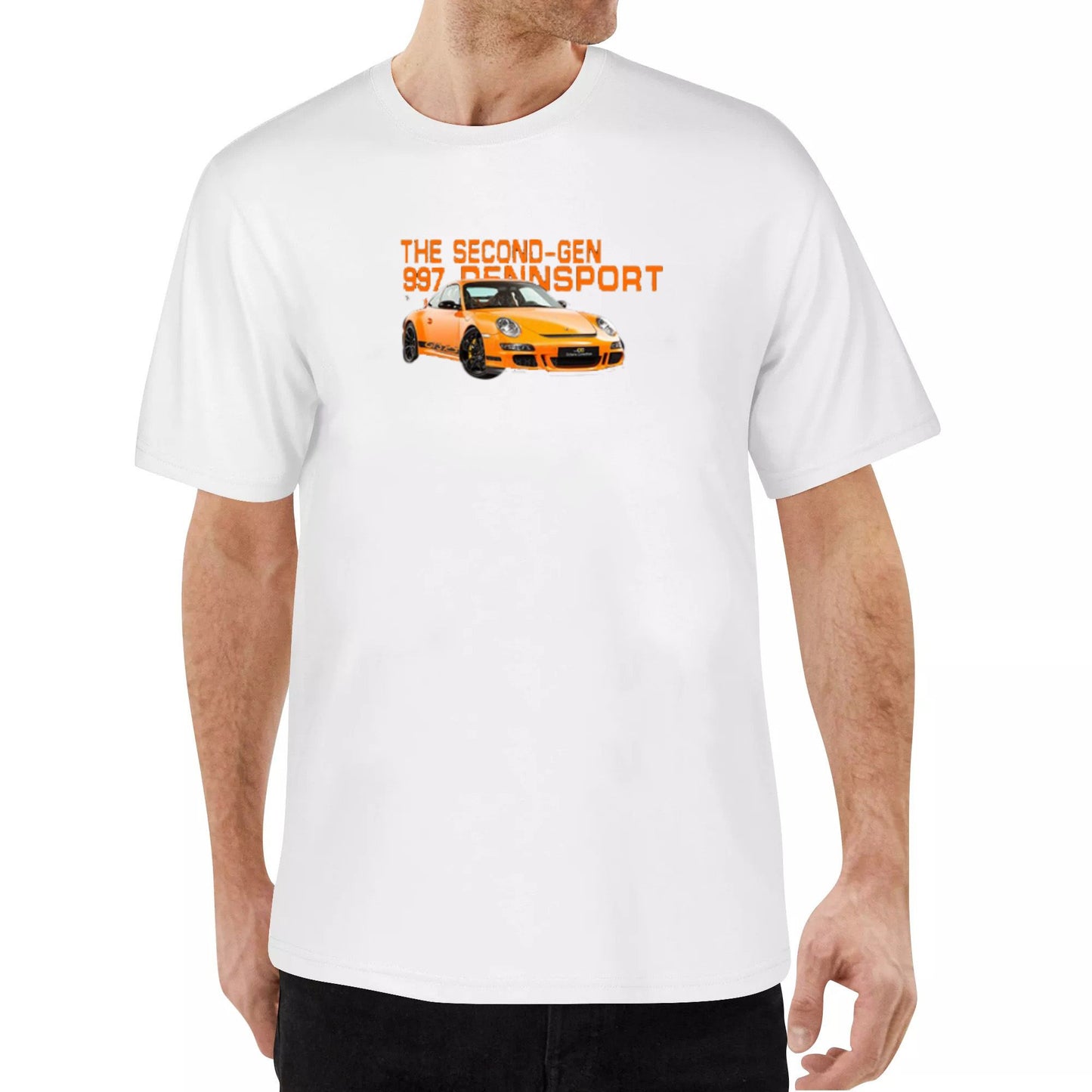 Porsche 911 GT3 RS print T-Shirt - White Cars and Clo - Regular Fit JDM
