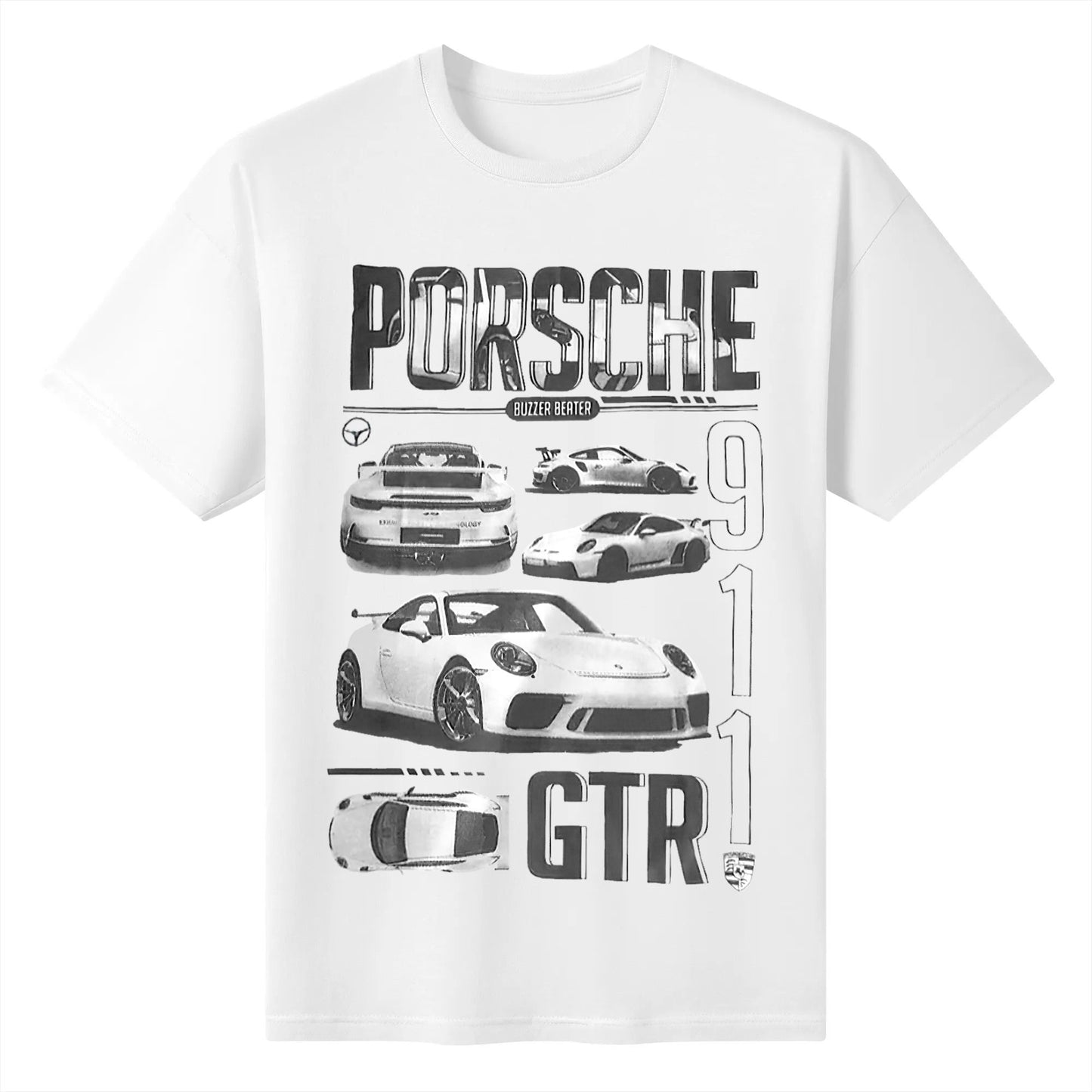 BuzzerBeater SPORTS CAR EDITION Tee Streetwear Unisex Cotton Short Sleeve Round Neck