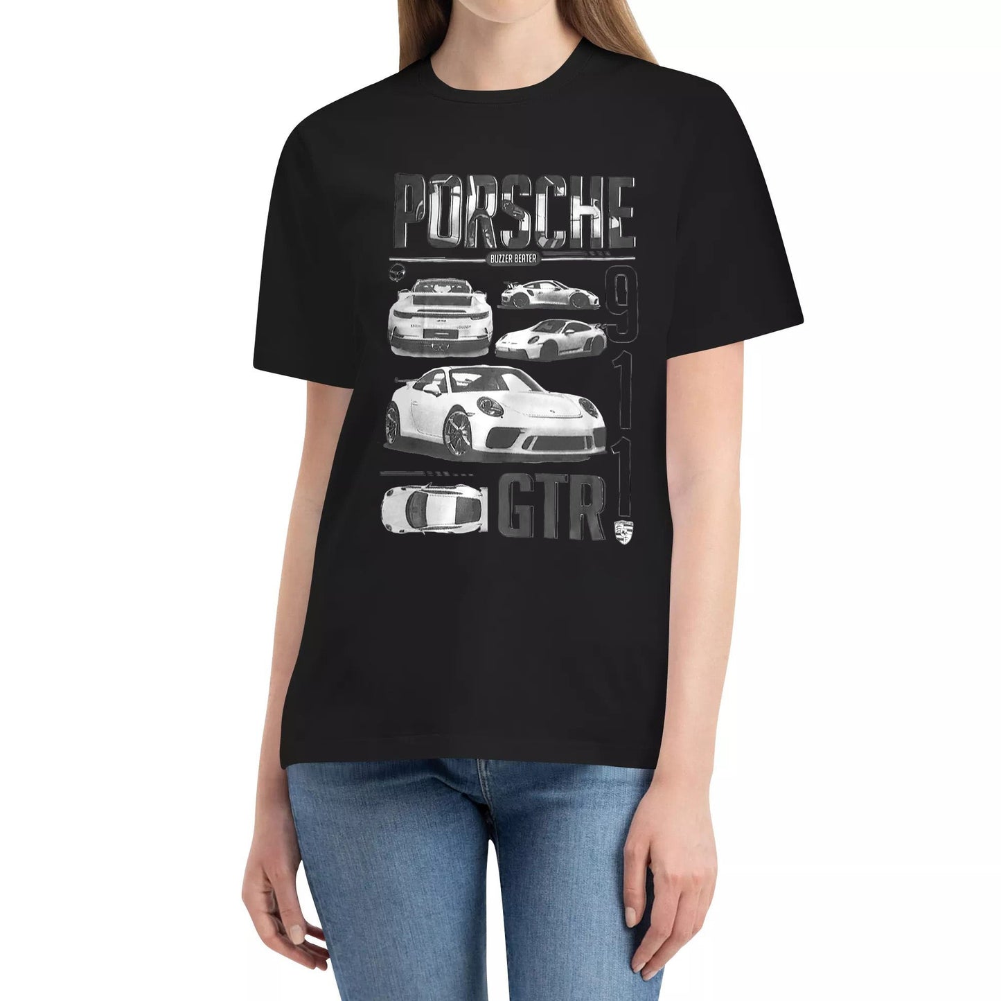 BuzzerBeater SPORTS CAR EDITION Tee Streetwear Unisex Cotton Short Sleeve Round Neck