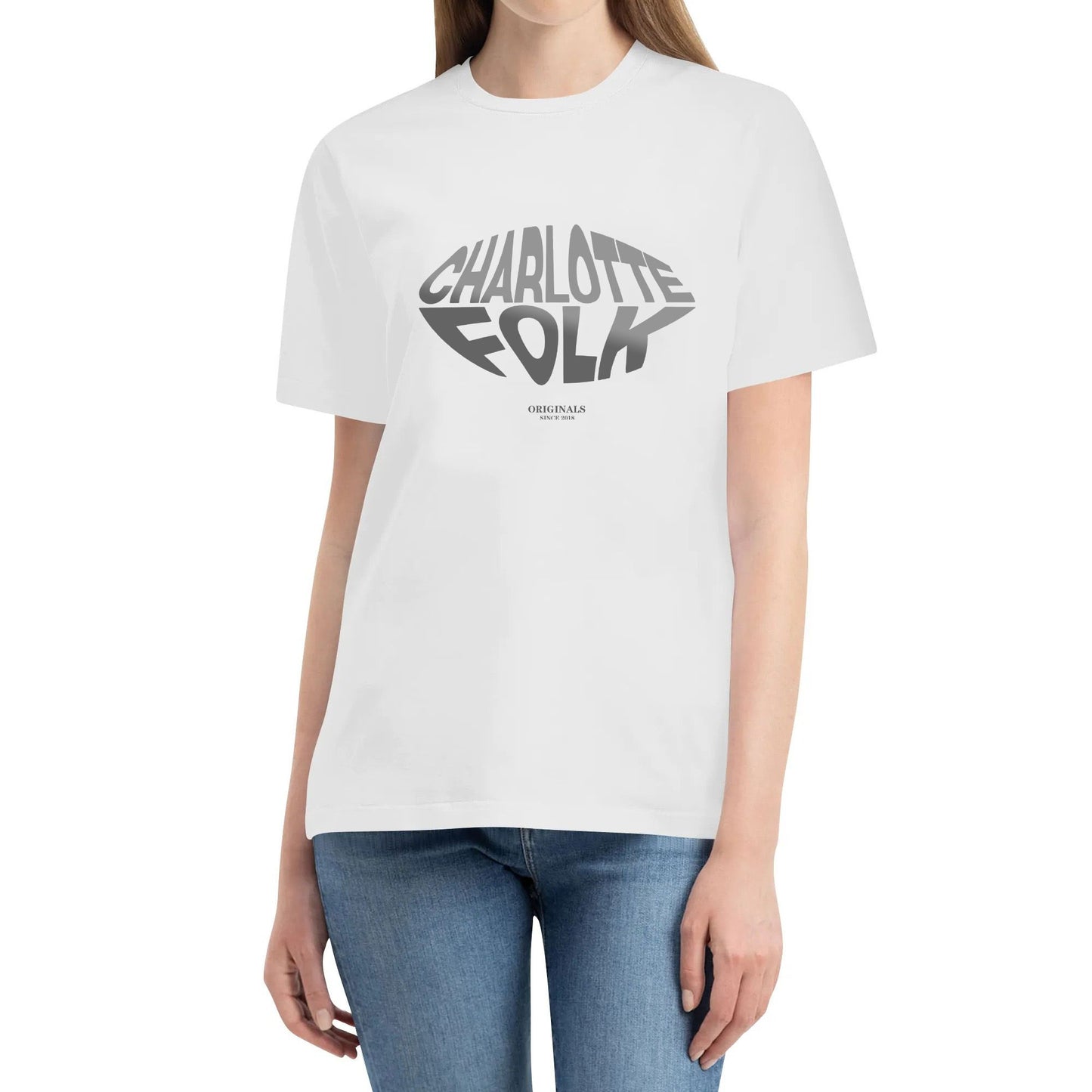 SUMMER-FALL TEE COTTON Top Short Sleeve Crewneck