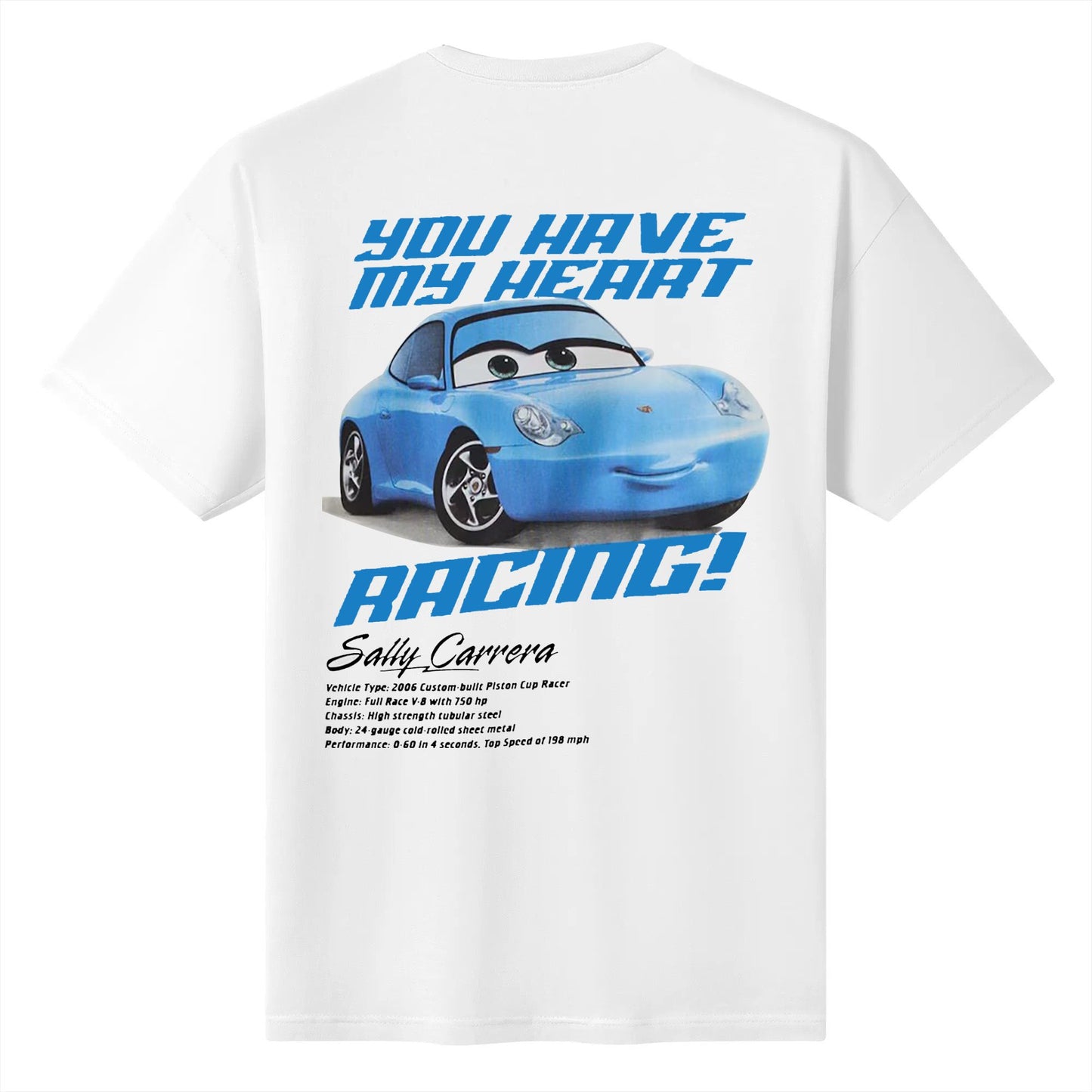 Cars Lightning MCQUEEN SHIRT GRAPHIC TEE OVERSIZE SHIRT couple t-shirts family wear