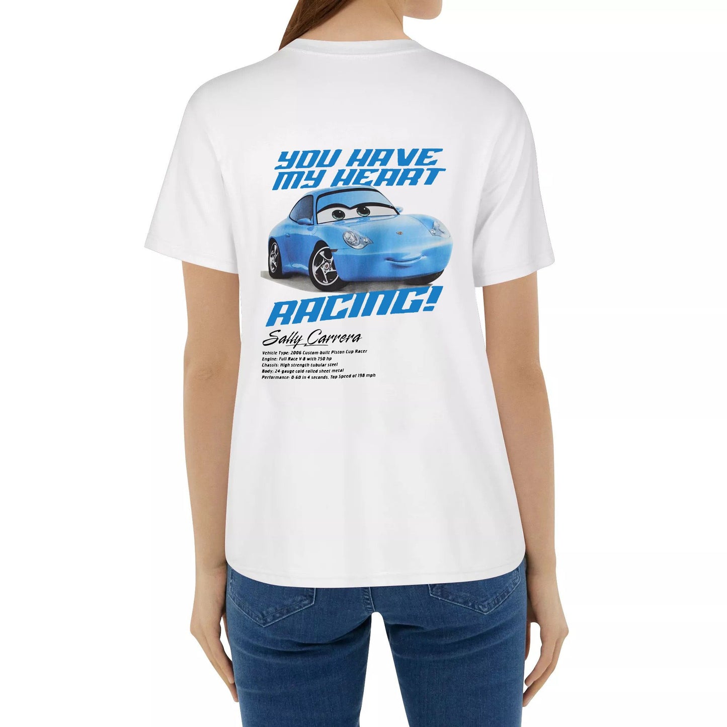 Cars Lightning MCQUEEN SHIRT GRAPHIC TEE OVERSIZE SHIRT couple t-shirts family wear