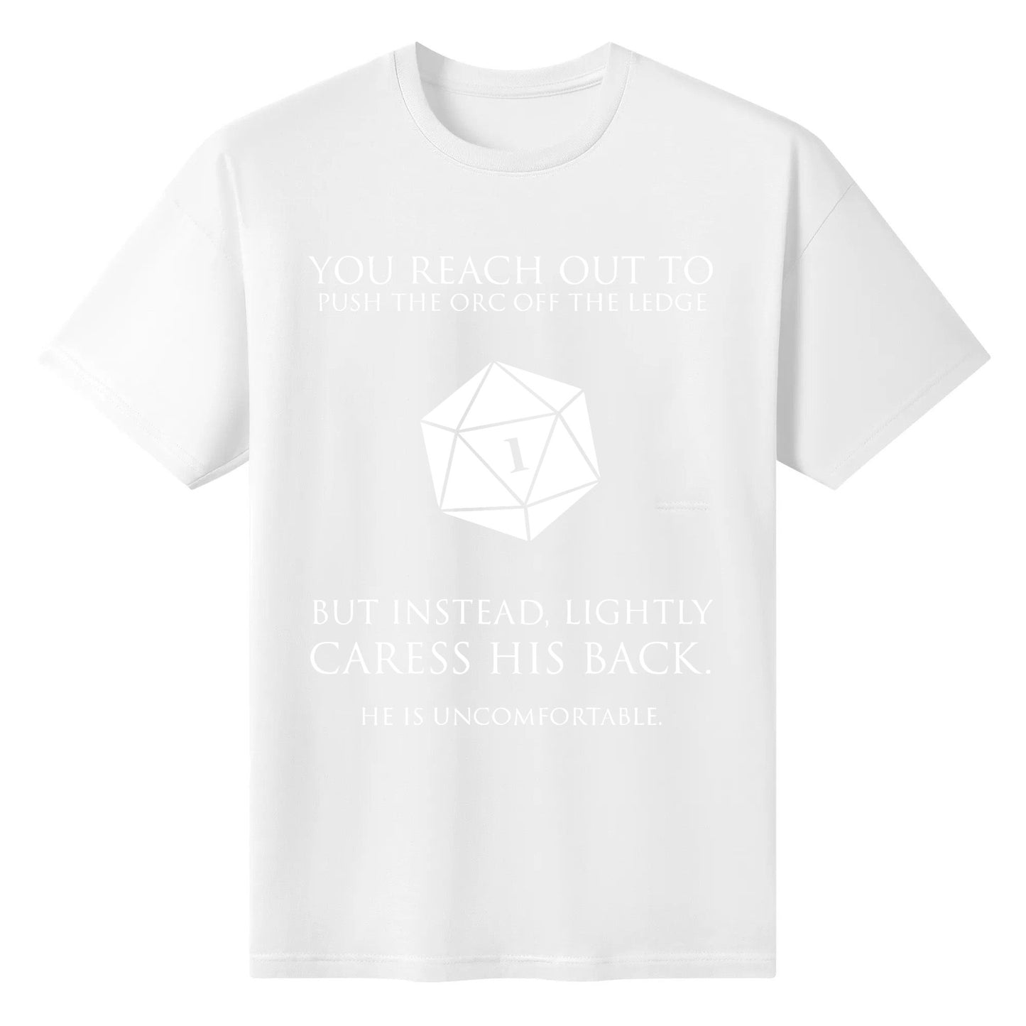 Men's Dungeons and Dragons T-Shirt Pure Cotton Black White Blue Tops Tees