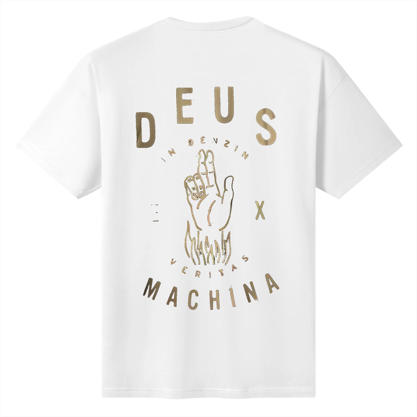 Deus Ex Machina TShirt with free stickers Crew-neck fashion unisex T-shirt Menswear Top Original Lingerie Streetwear Tropical